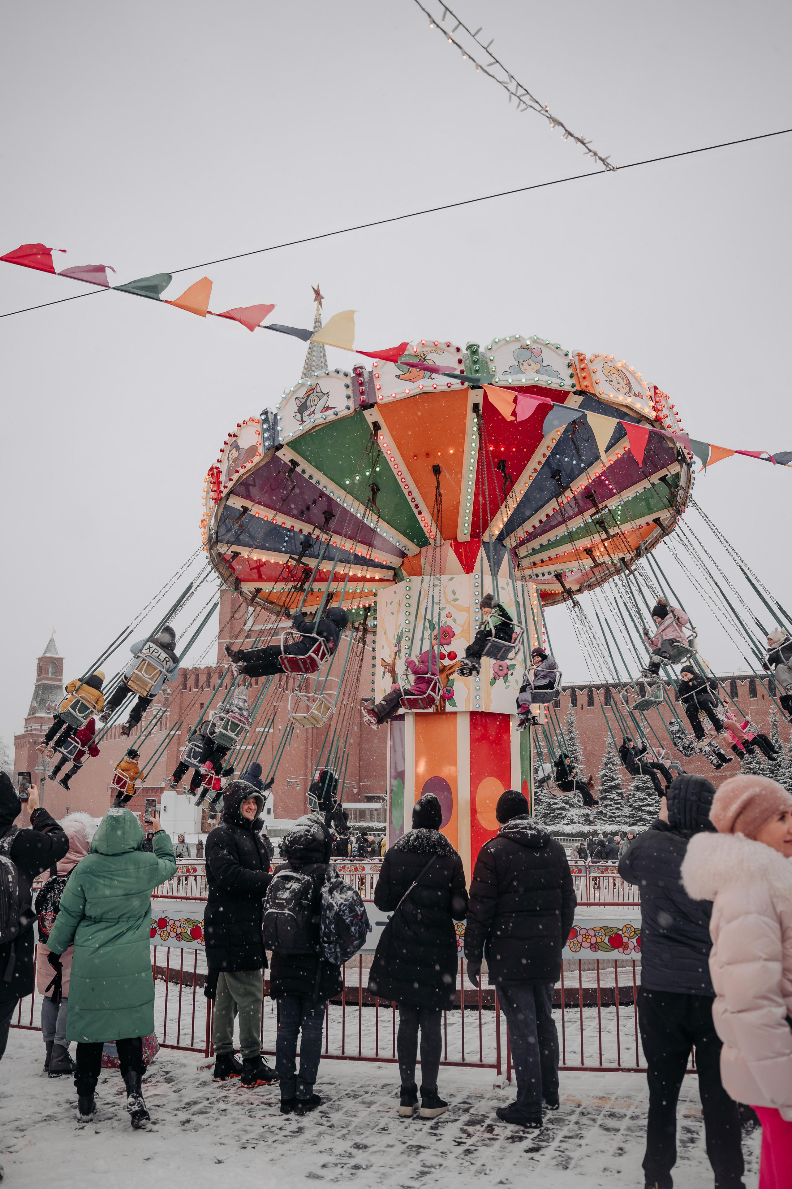Новогодняя фотосессия на Красной площади для Мигеля и Марины