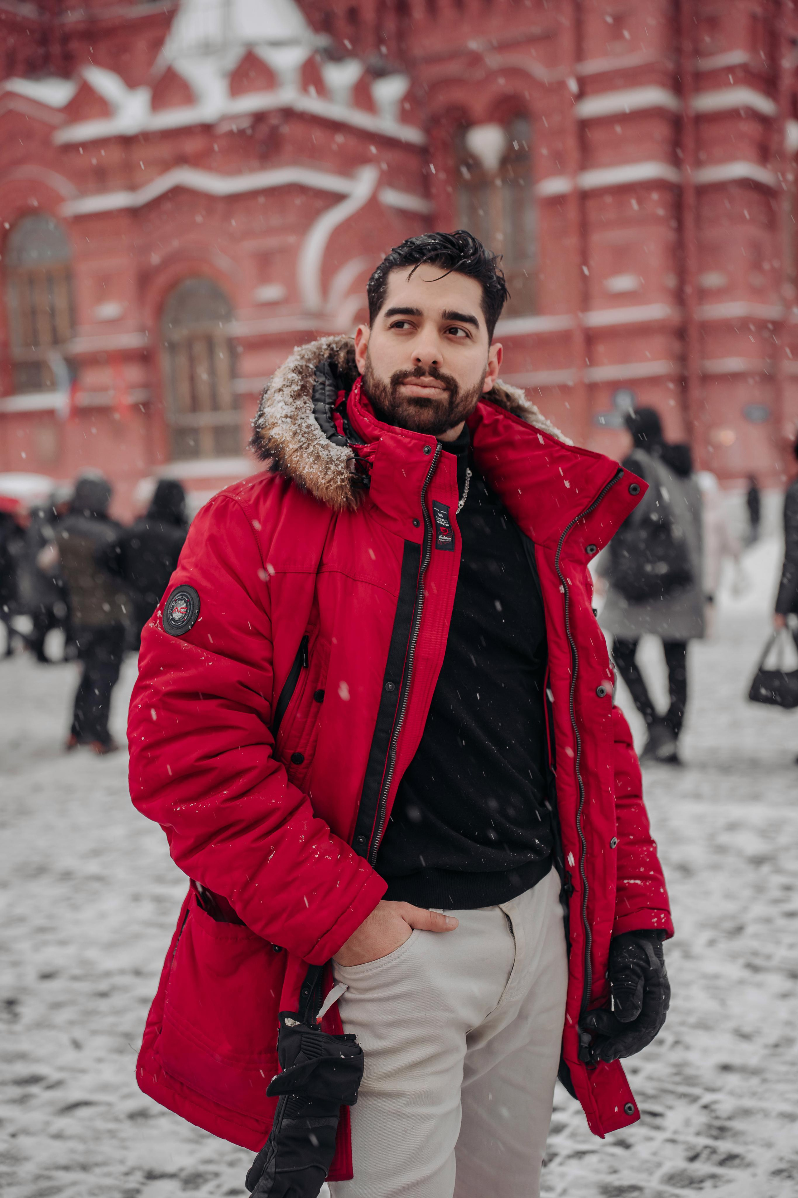 Новогодняя фотосессия на Красной площади для Мигеля и Марины