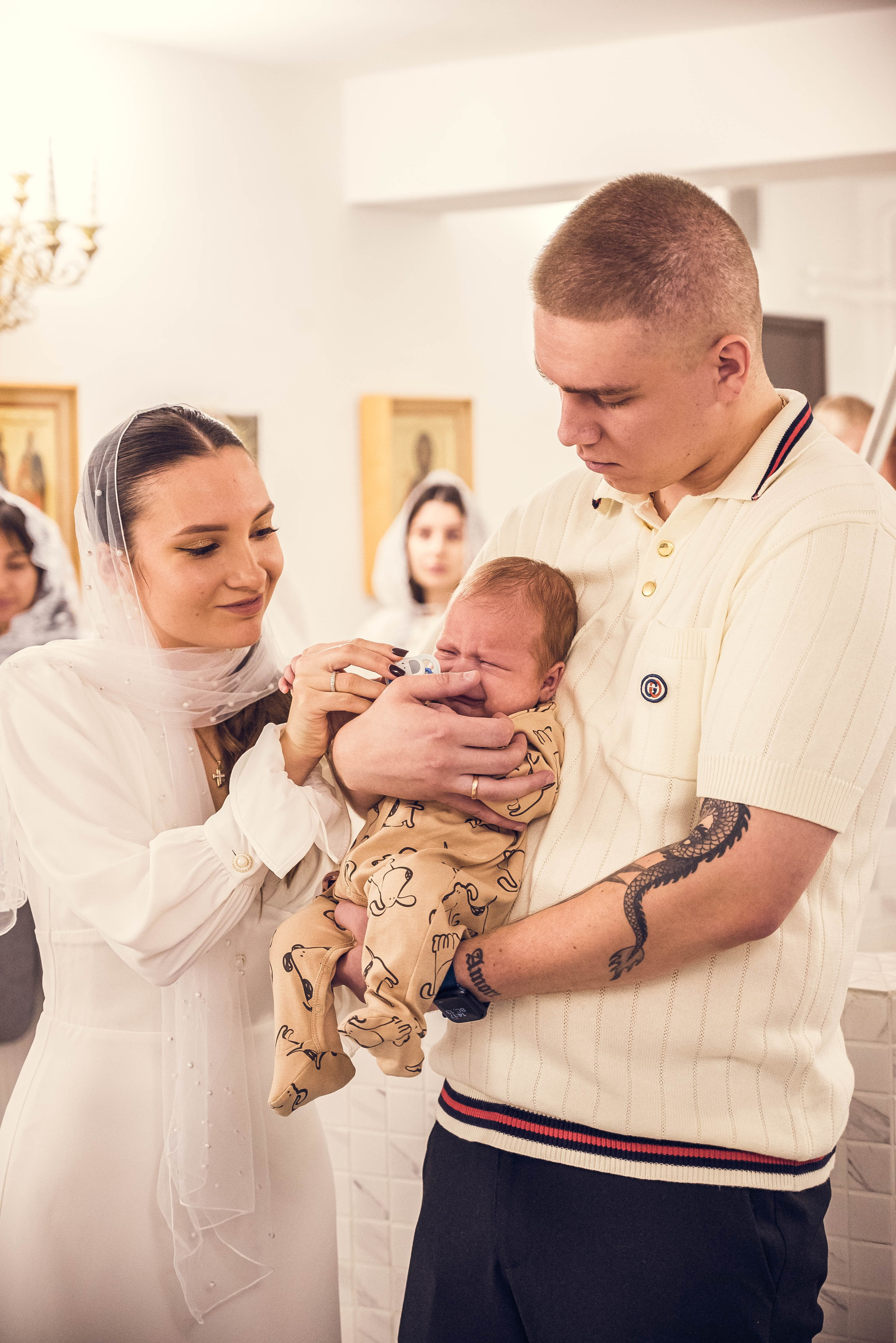 Крещение Мирона. Семейный и детский фотограф Москва