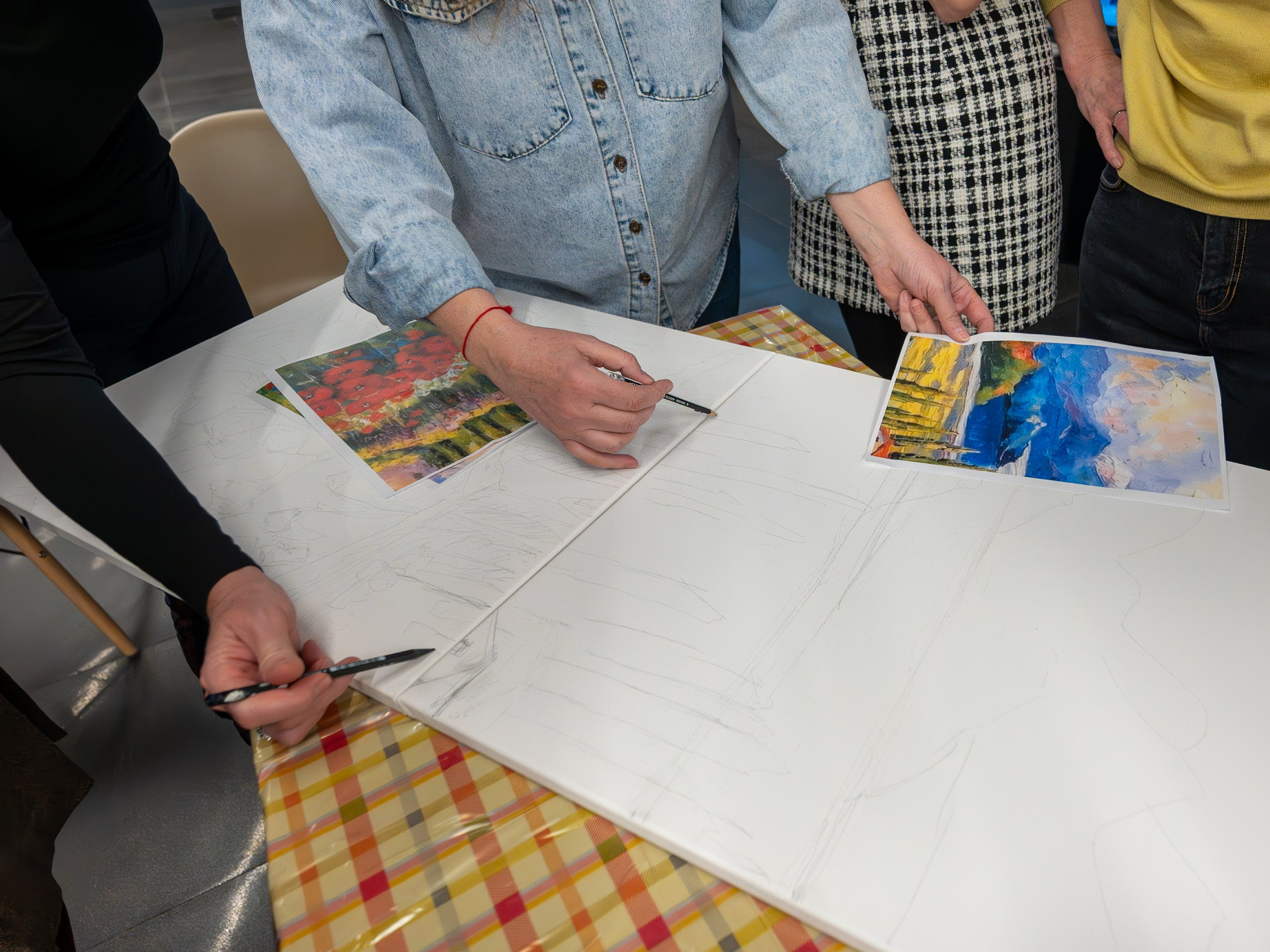 MICE мероприятие — мастер класс по акварели. Репортажный фотограф в Красной Поляне и Сочи Павлюченко Екатерина