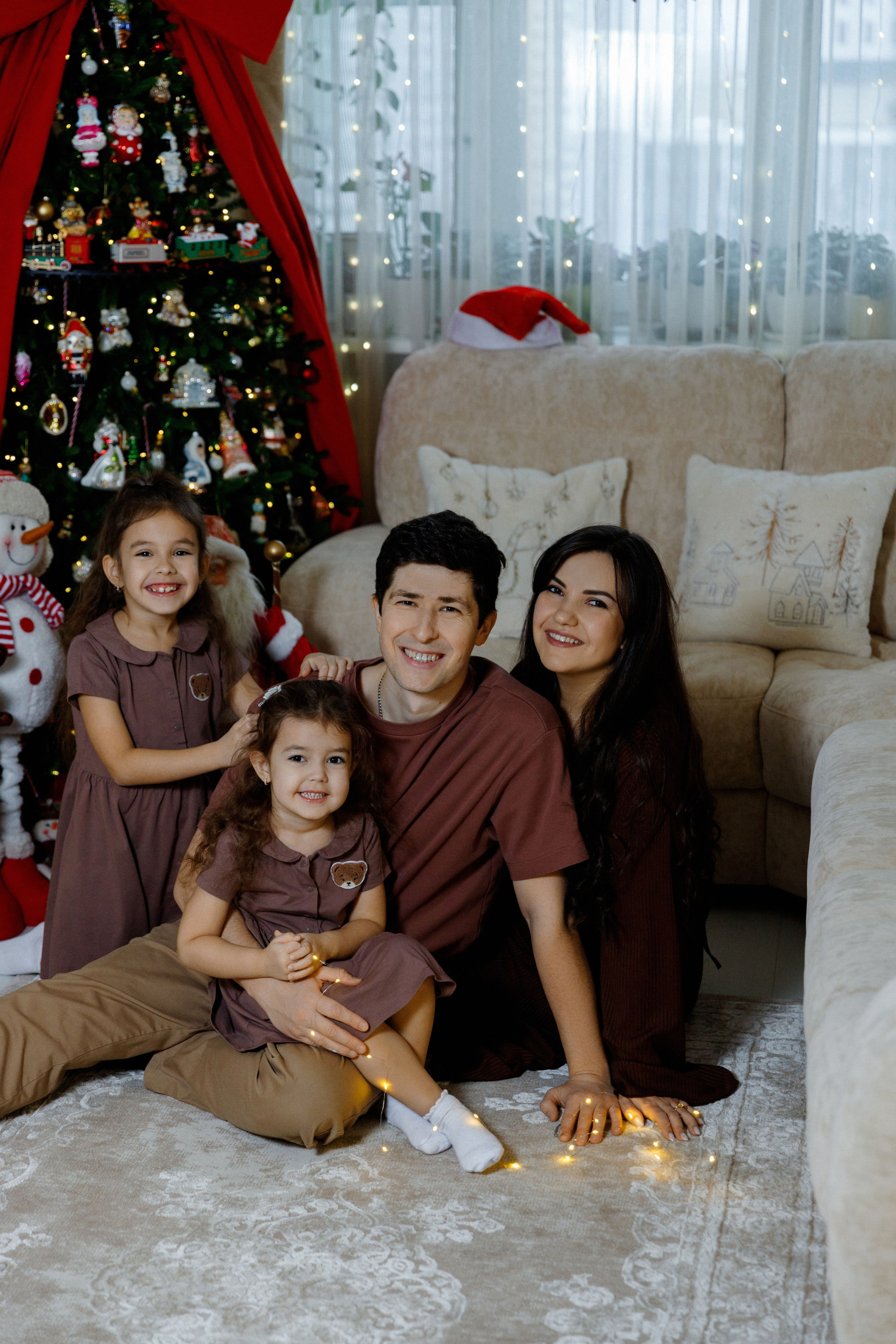 Домашняя семейная фотосессия в Москве. Фотограф Александра Сыщенко