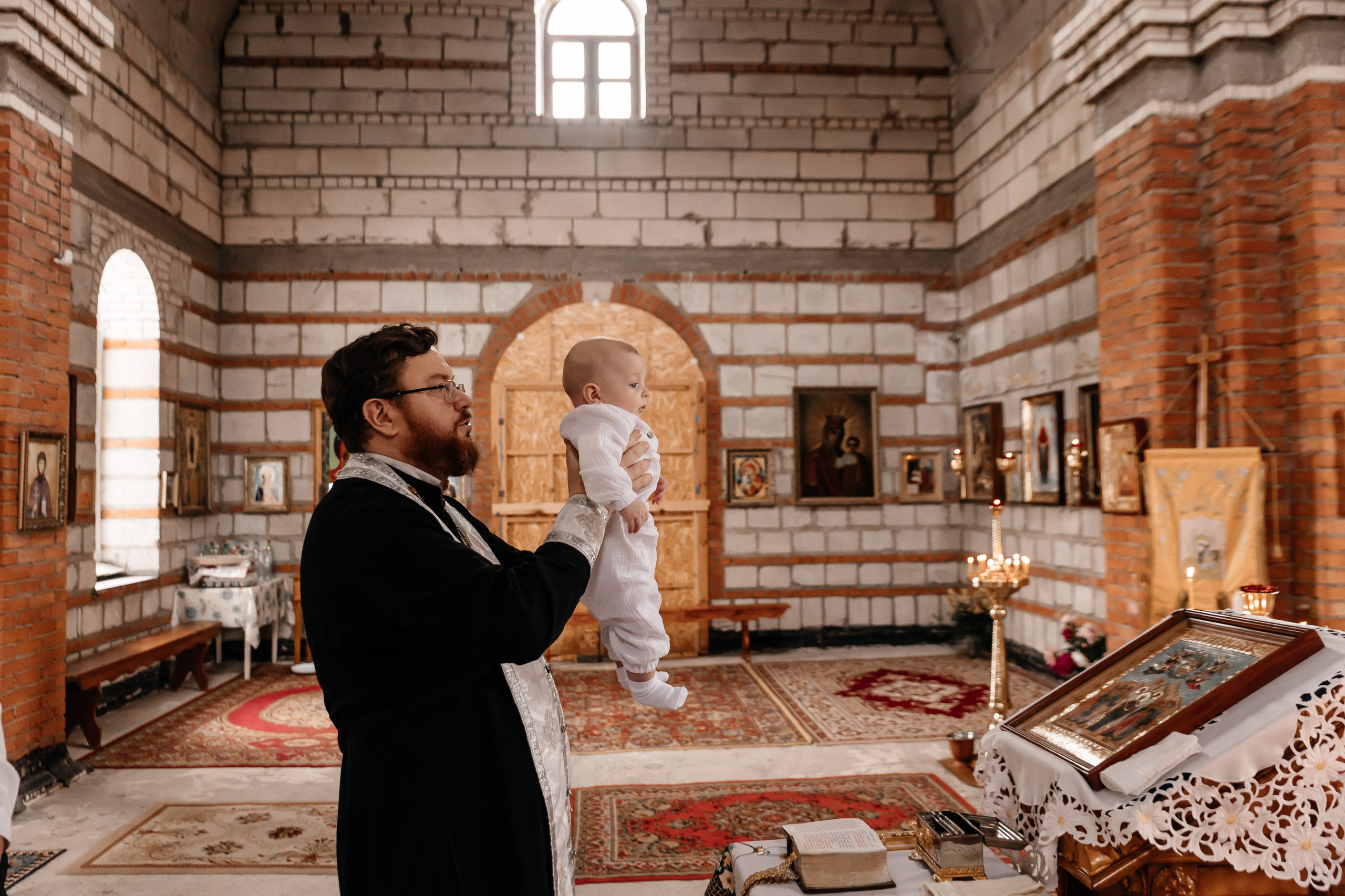 Крещение Максима. Семейный фотограф Минск Усова Ольга