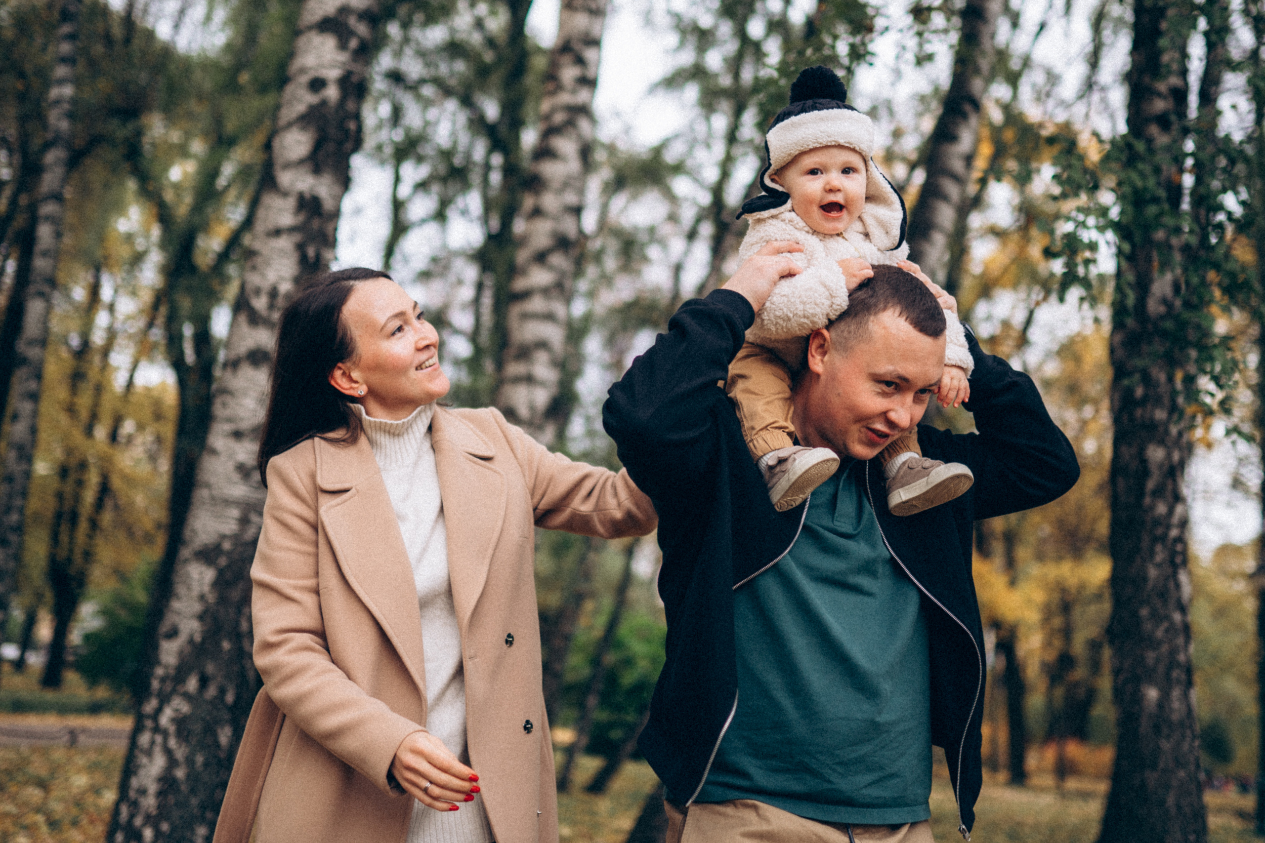Роман, Алена и Мира, октябрь 2021. Семейный фотограф Санкт-Петербург СПб Митрофанова Ольга