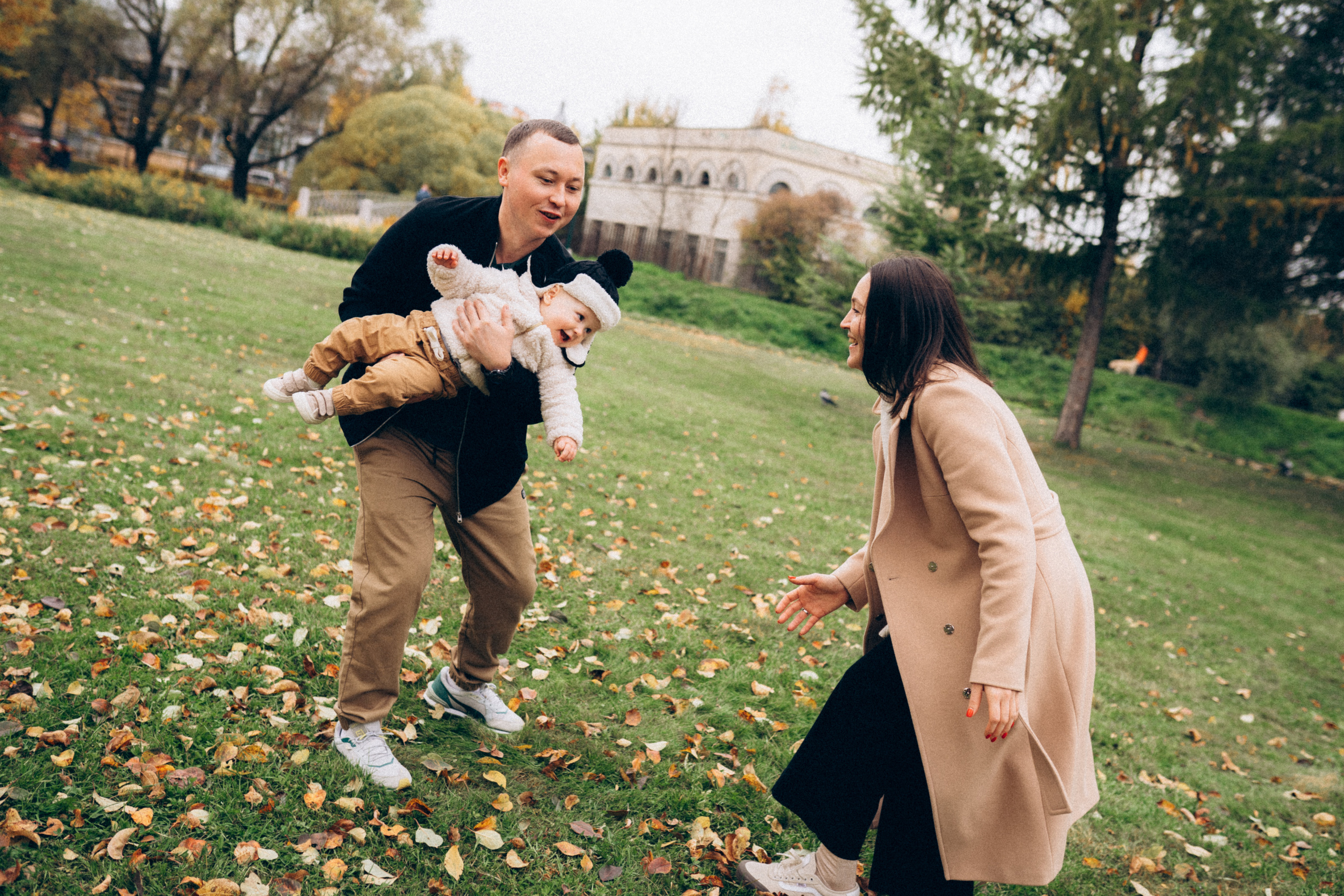 Роман, Алена и Мира, октябрь 2021. Семейный фотограф Санкт-Петербург СПб Митрофанова Ольга