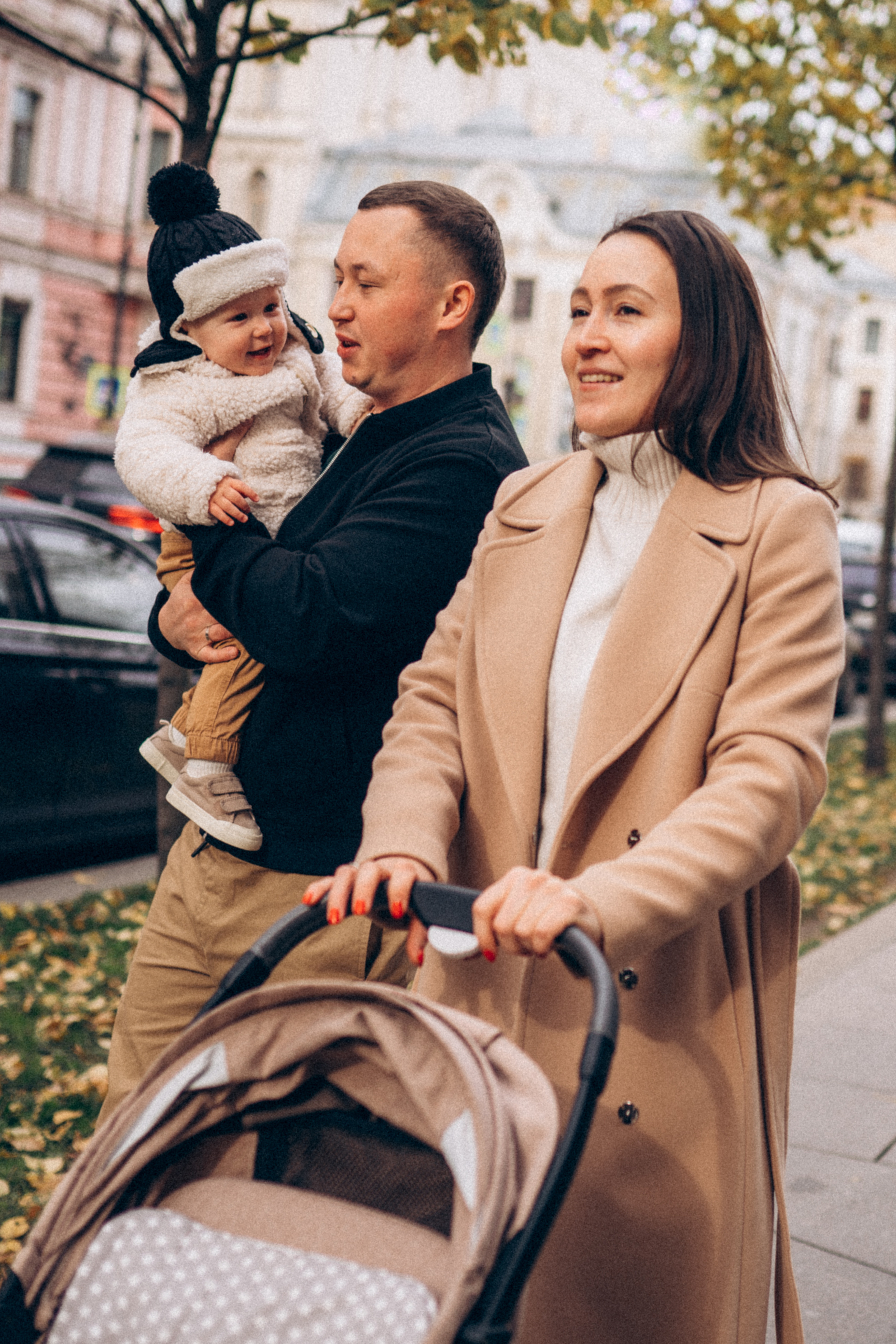 Роман, Алена и Мира, октябрь 2021. Семейный фотограф Санкт-Петербург СПб Митрофанова Ольга