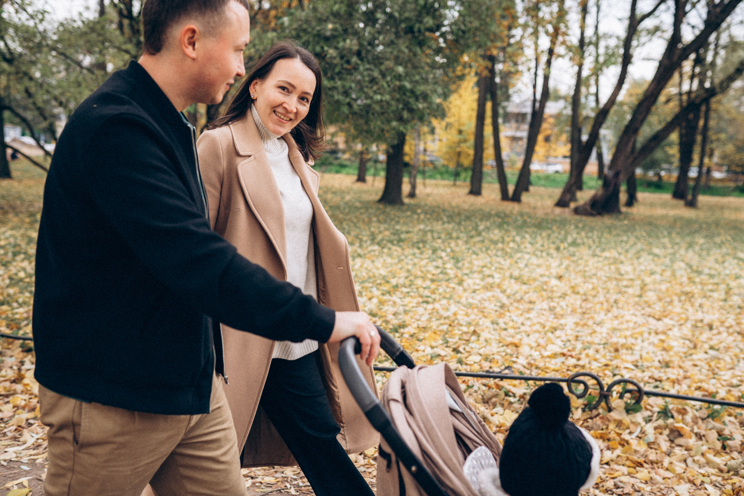 Роман, Алена и Мира, октябрь 2021. Семейный фотограф Санкт-Петербург СПб Митрофанова Ольга