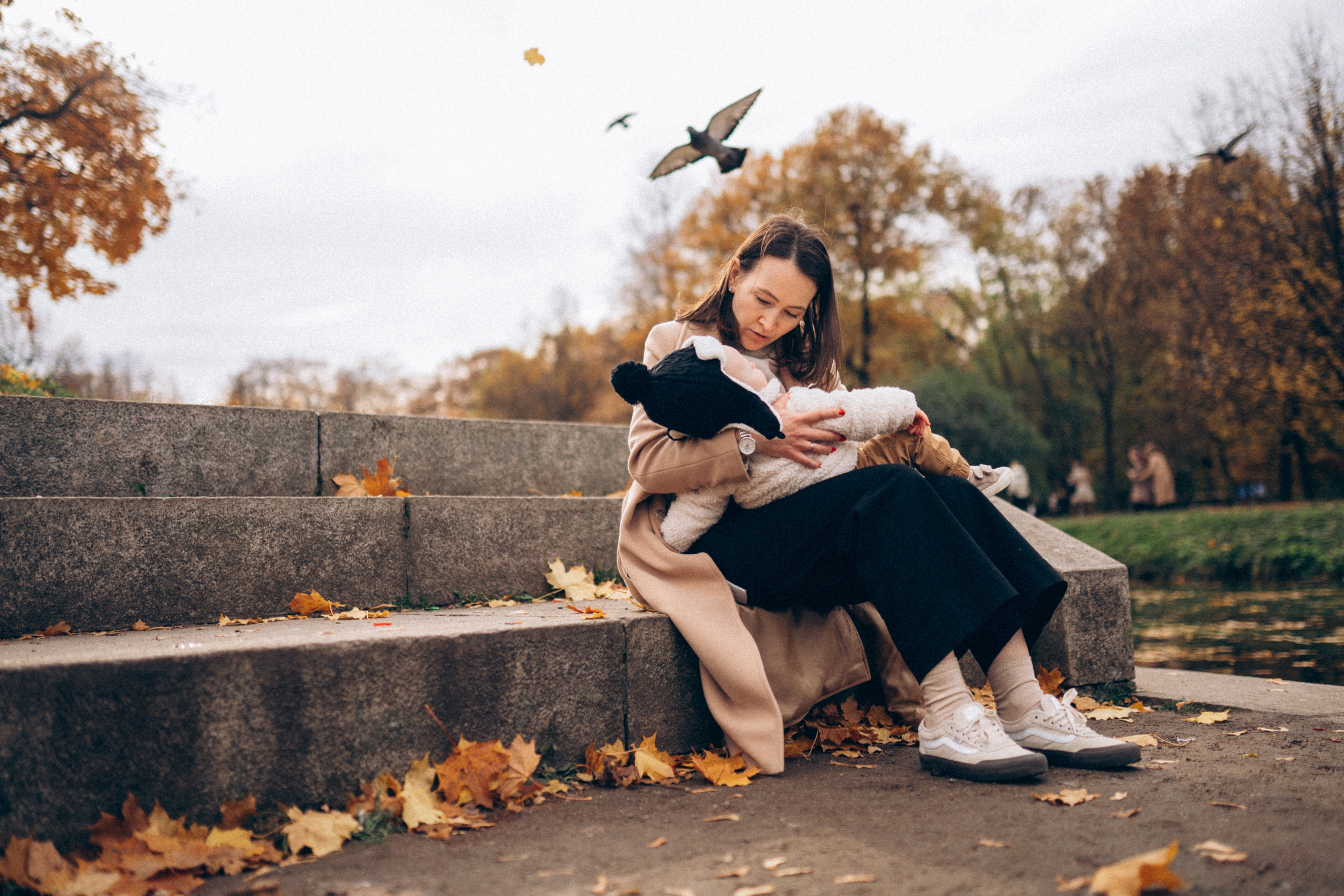 Роман, Алена и Мира, октябрь 2021. Семейный фотограф Санкт-Петербург СПб Митрофанова Ольга
