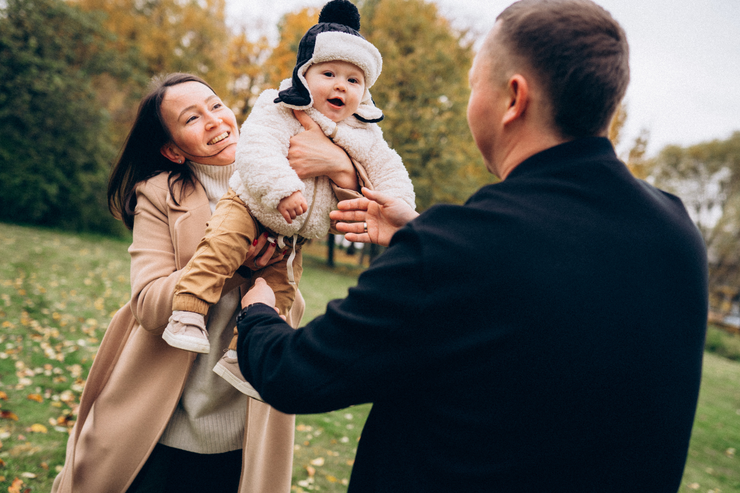 Роман, Алена и Мира, октябрь 2021. Семейный фотограф Санкт-Петербург СПб Митрофанова Ольга