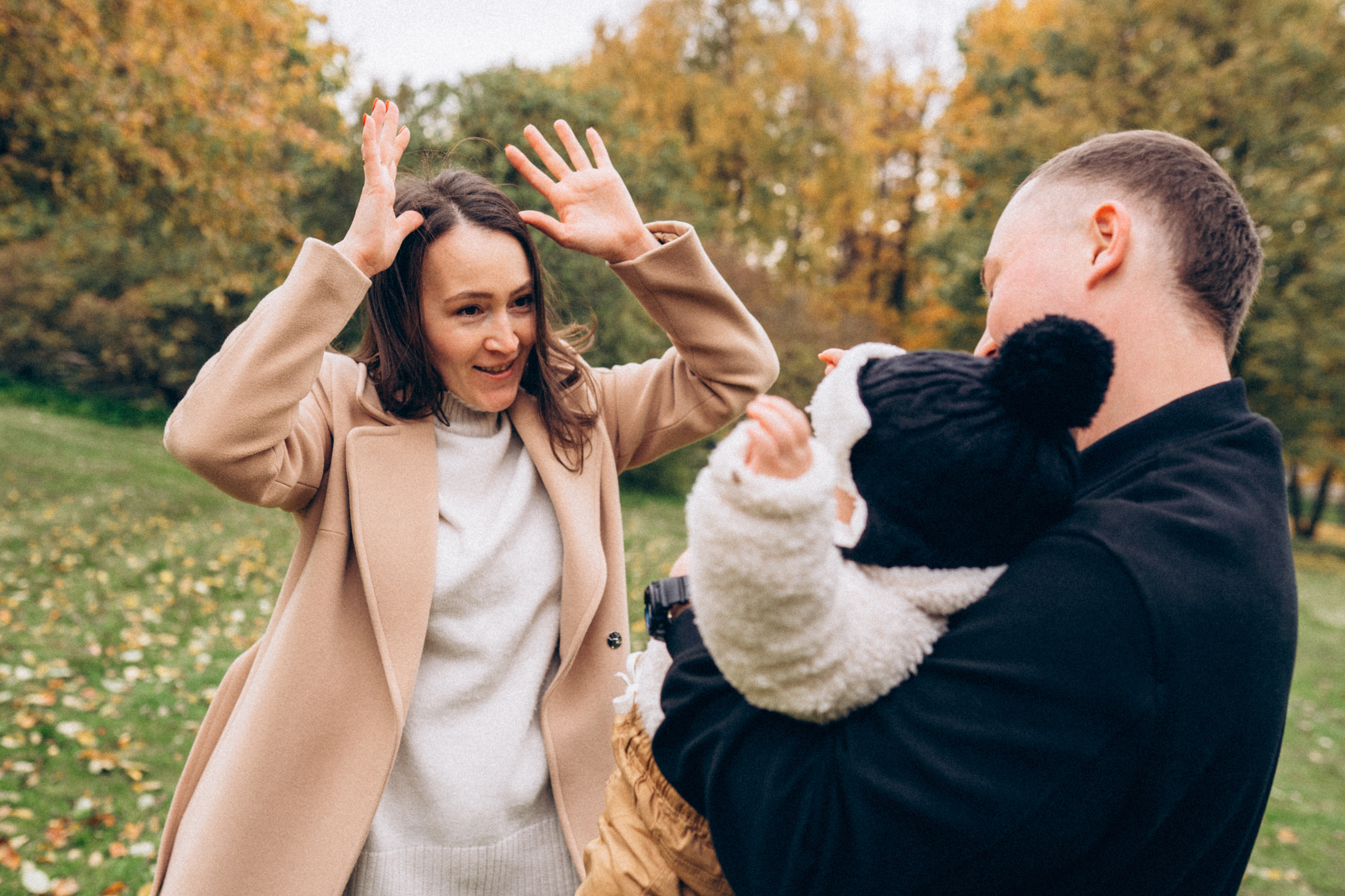 Роман, Алена и Мира, октябрь 2021. Семейный фотограф Санкт-Петербург СПб Митрофанова Ольга