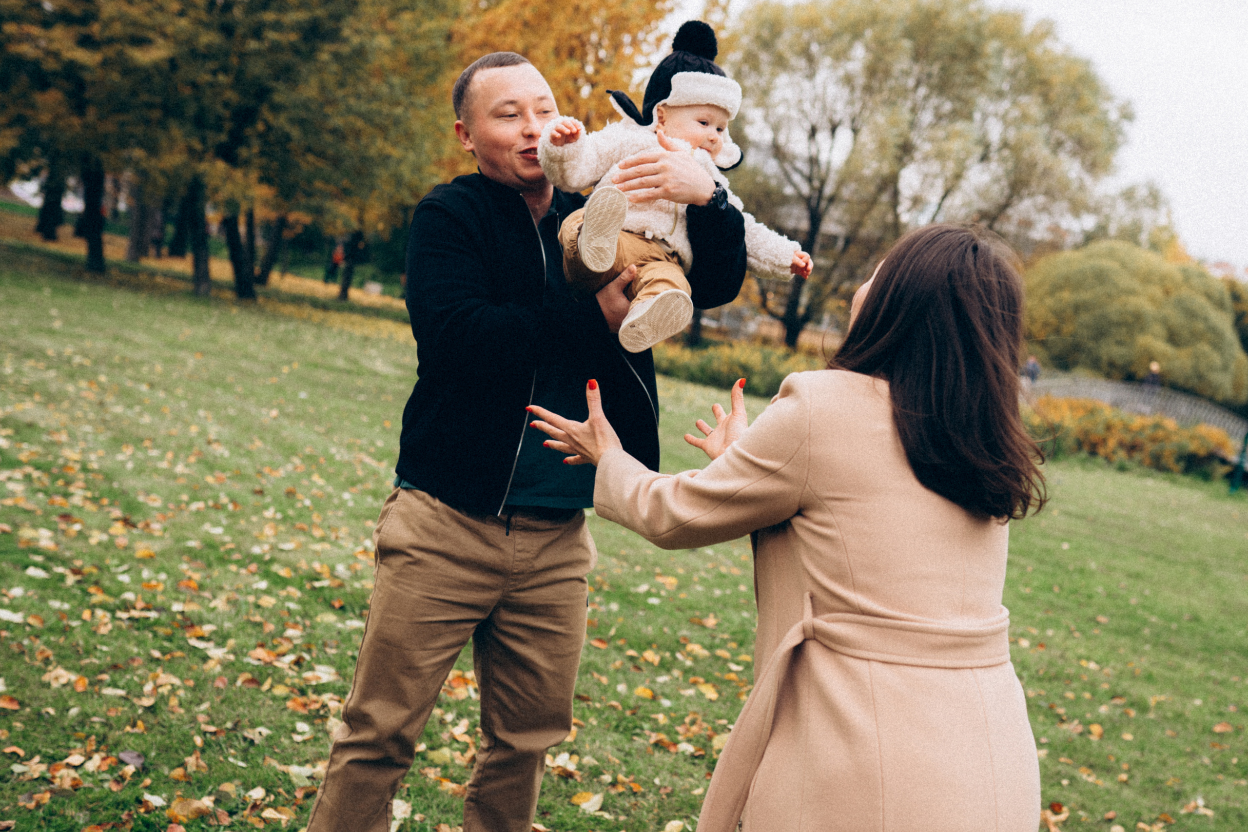 Роман, Алена и Мира, октябрь 2021. Семейный фотограф Санкт-Петербург СПб Митрофанова Ольга