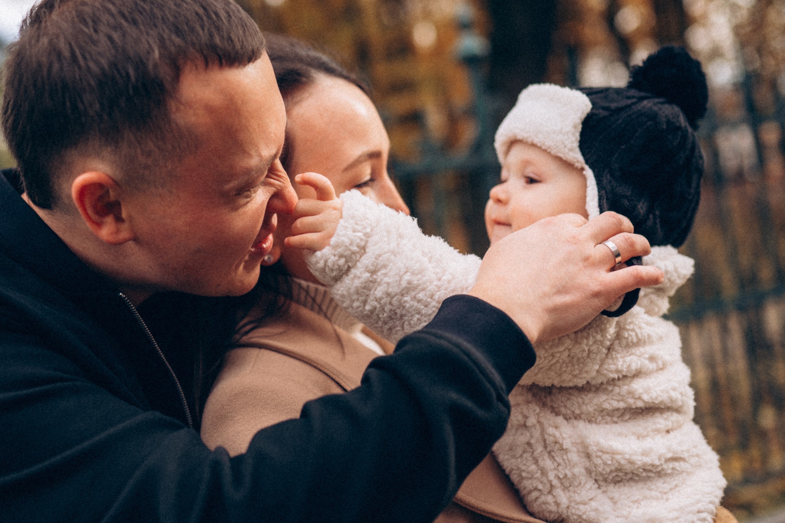 Роман, Алена и Мира, октябрь 2021. Семейный фотограф Санкт-Петербург СПб Митрофанова Ольга
