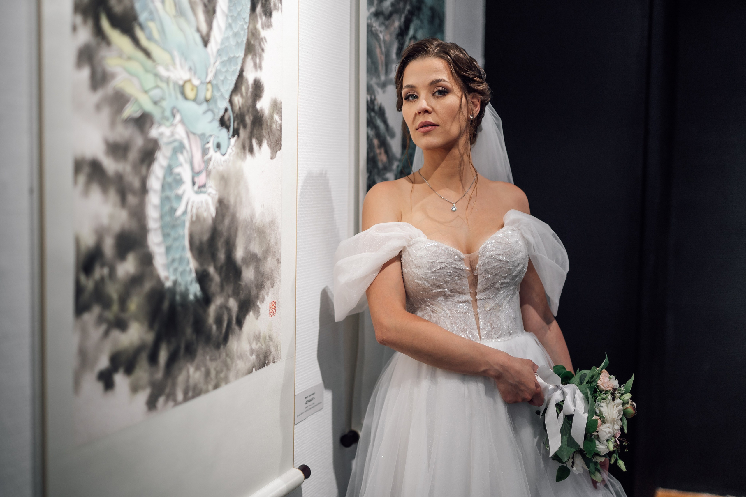 Свадебный день Яны и Максима, прогулка в лесу, Картинная галерея в Тамбове. Свадебный фотограф в Тамбове Павел Четвертков