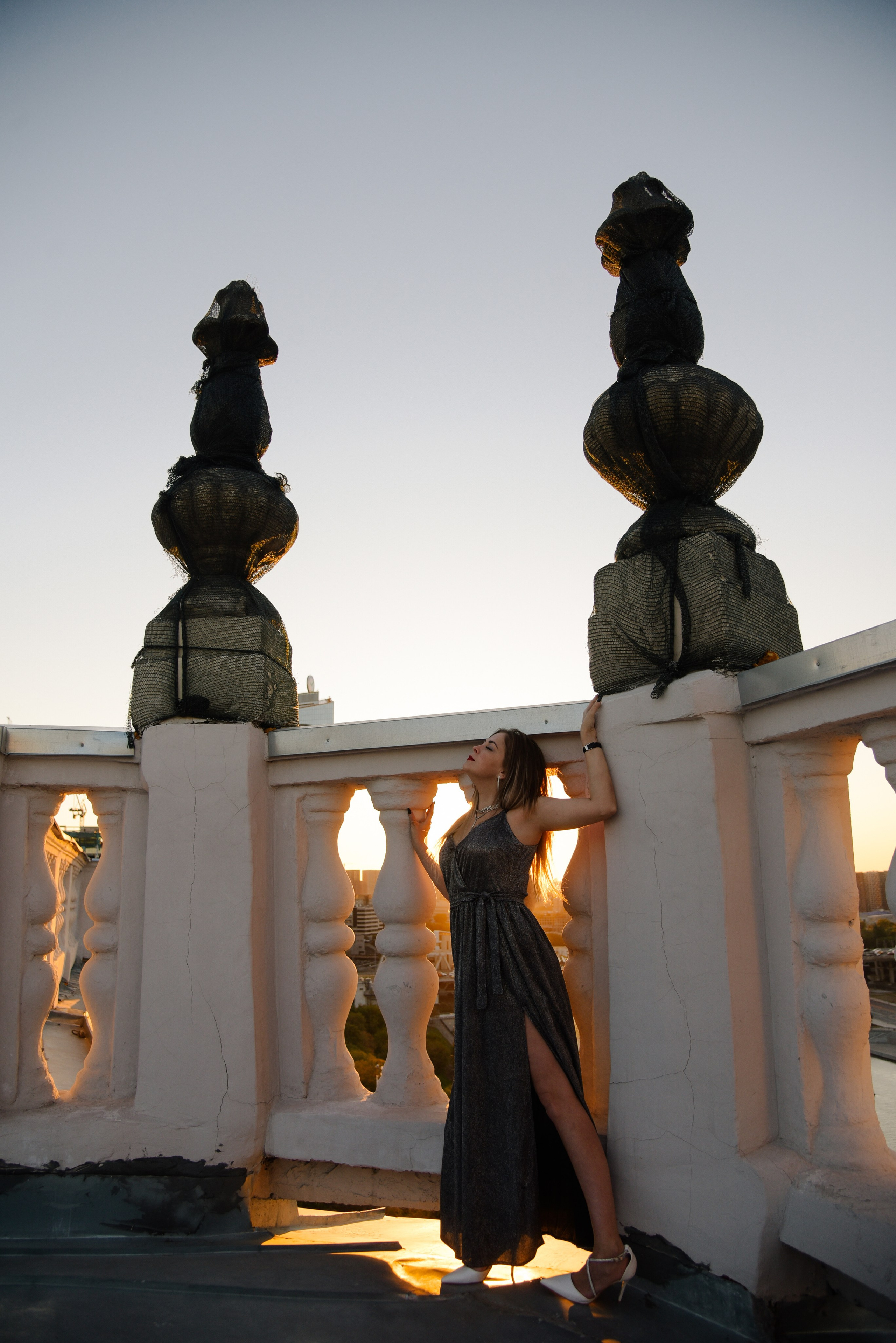 Крыша напротив Москва-Сити. Фотограф Лола Волна, город Москва