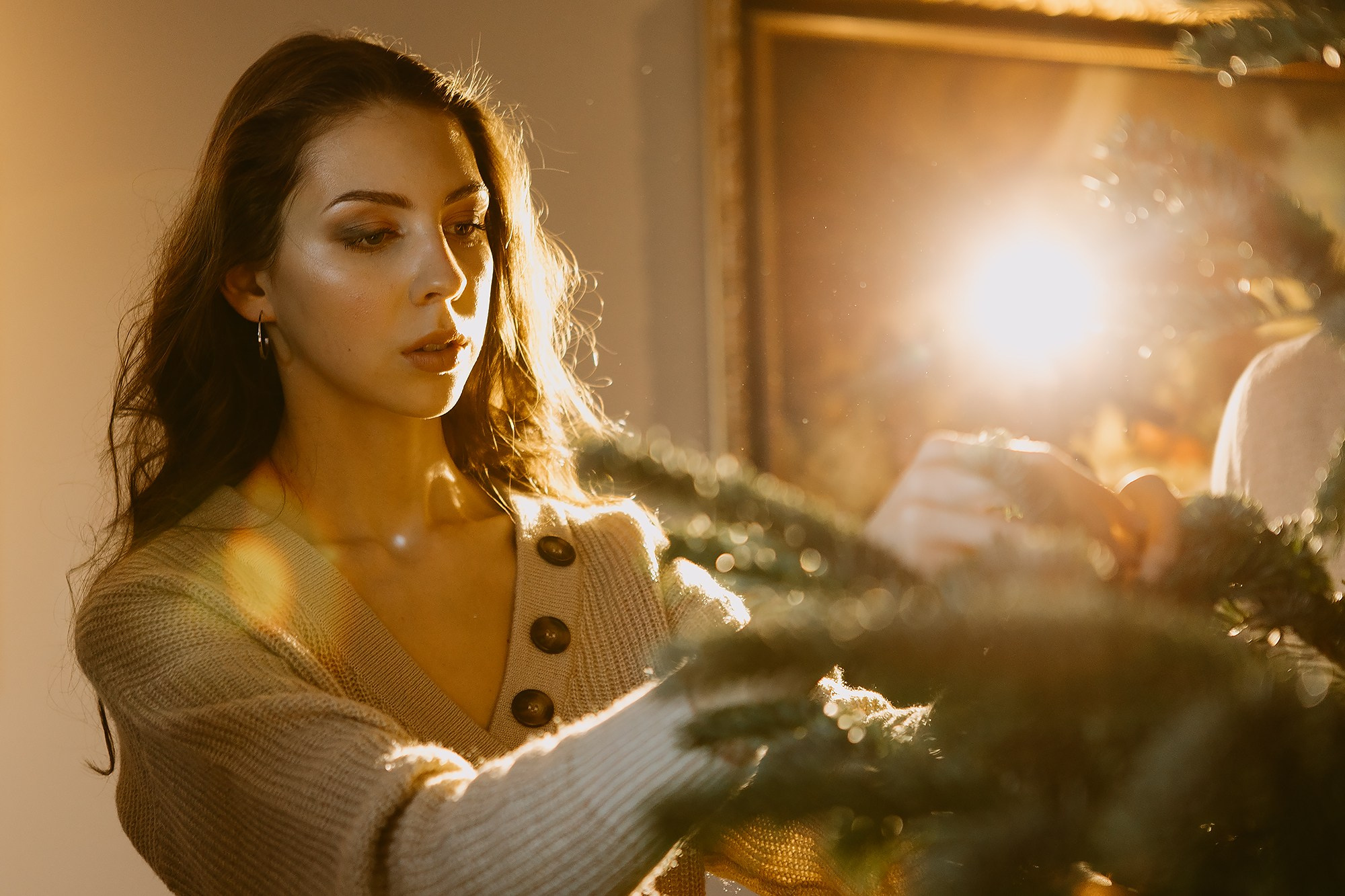 Новогодняя фотосессия дома. Семейный фотограф Маша Тимофеева | Москва