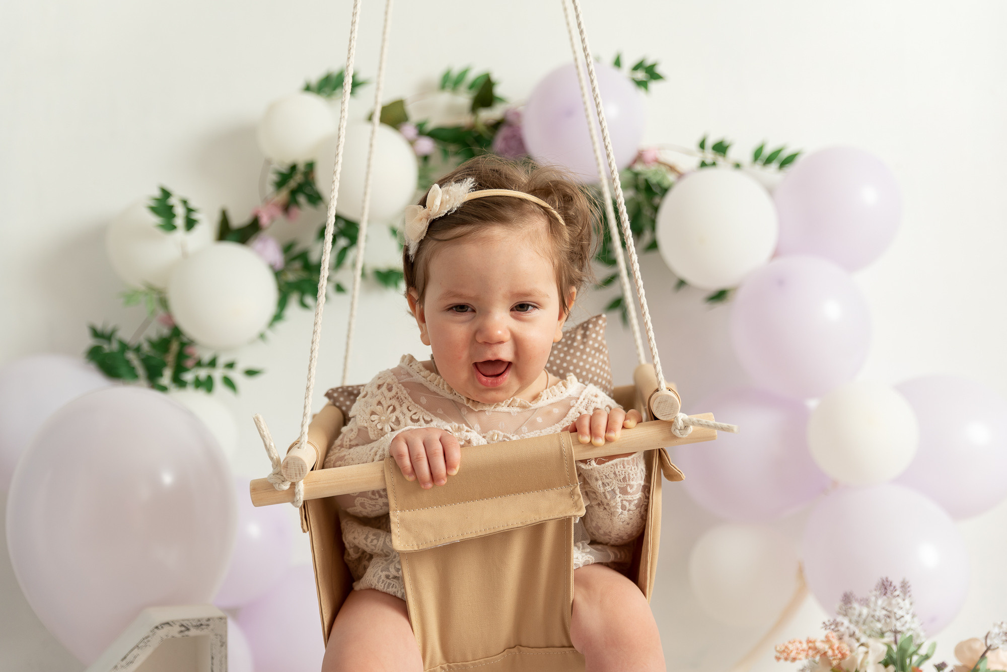 Первый Годик малышки Анны. Фотограф новорожденных в Нижневартовске Лара Курдюкова