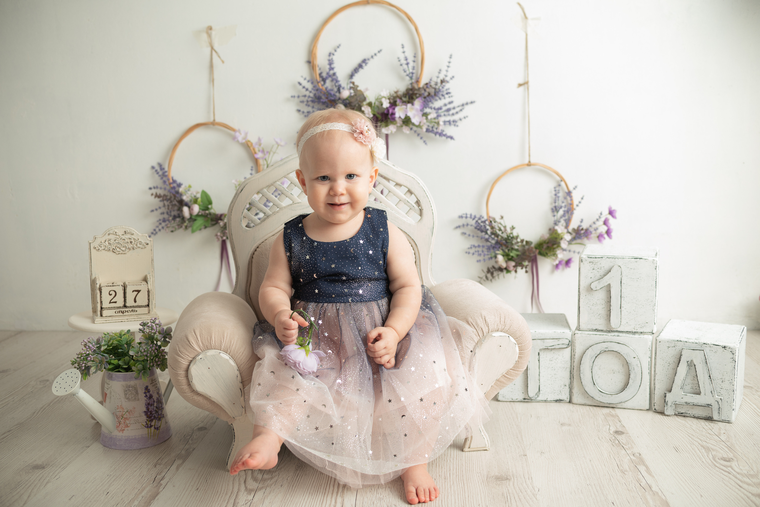 Первый День рождения. Фотограф новорожденных в Нижневартовске Лара Курдюкова