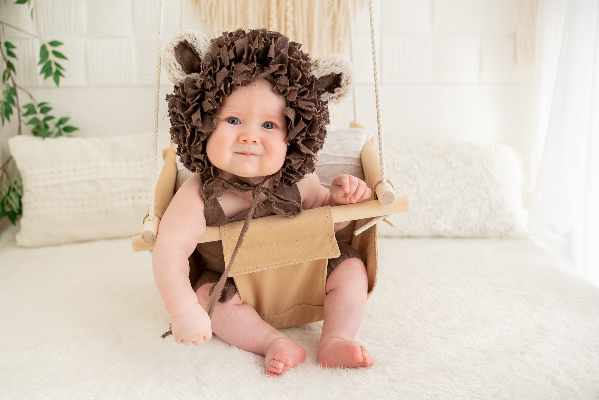 Малыш Богдан в проекте «Малышата-зверята». Фотограф новорожденных в Нижневартовске Лара Курдюкова