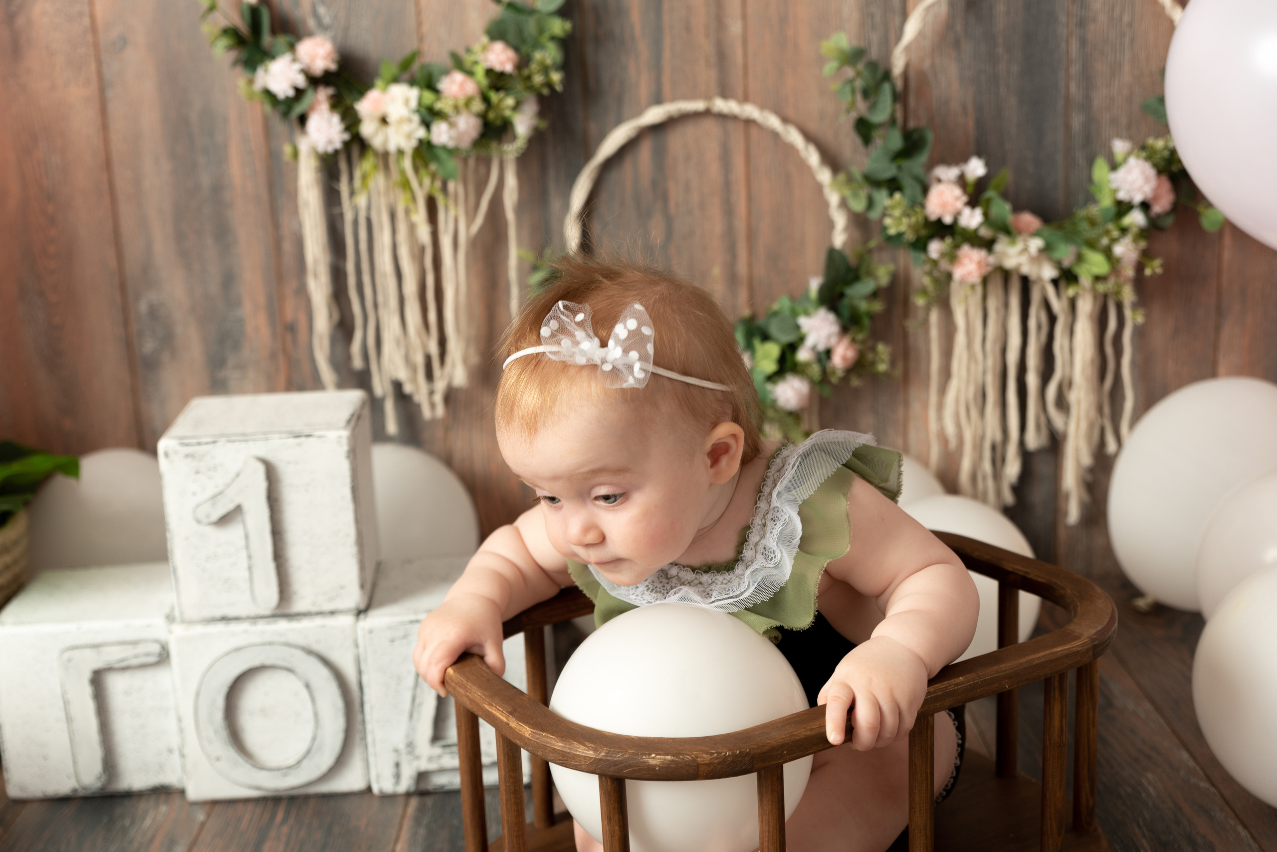 Годовасие «Всё включено» малышка Милана. Фотограф новорожденных в Нижневартовске Лара Курдюкова