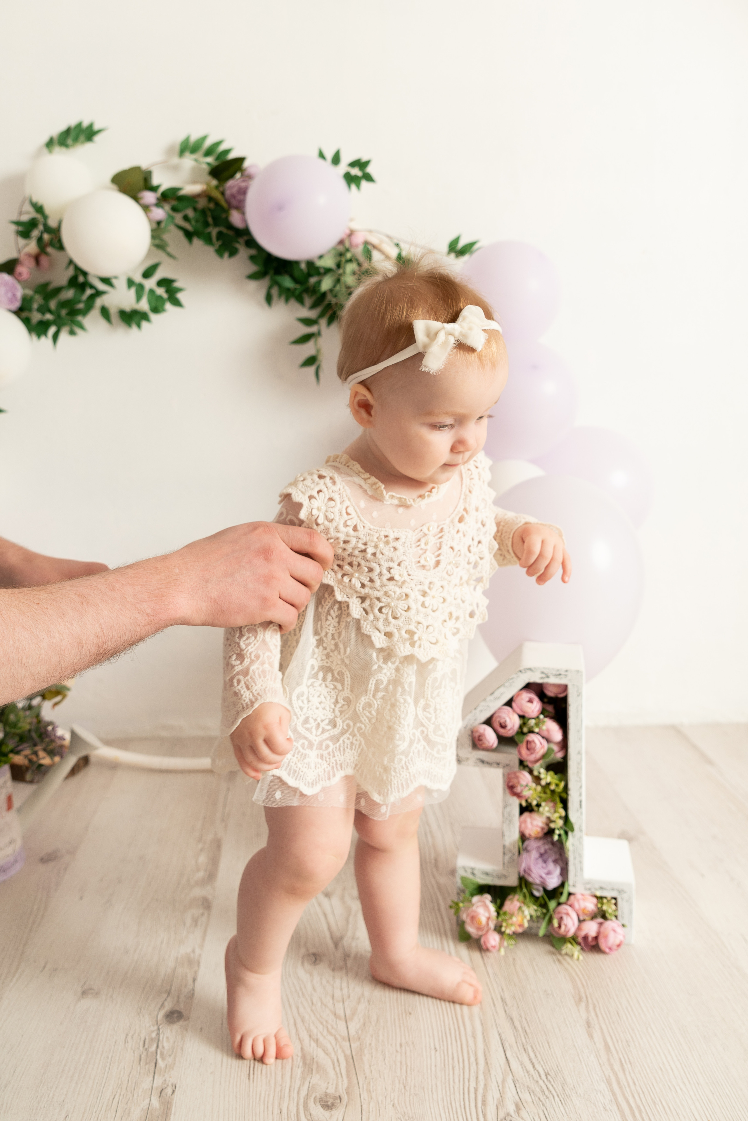 Годовасие «Всё включено» малышка Милана. Фотограф новорожденных в Нижневартовске Лара Курдюкова