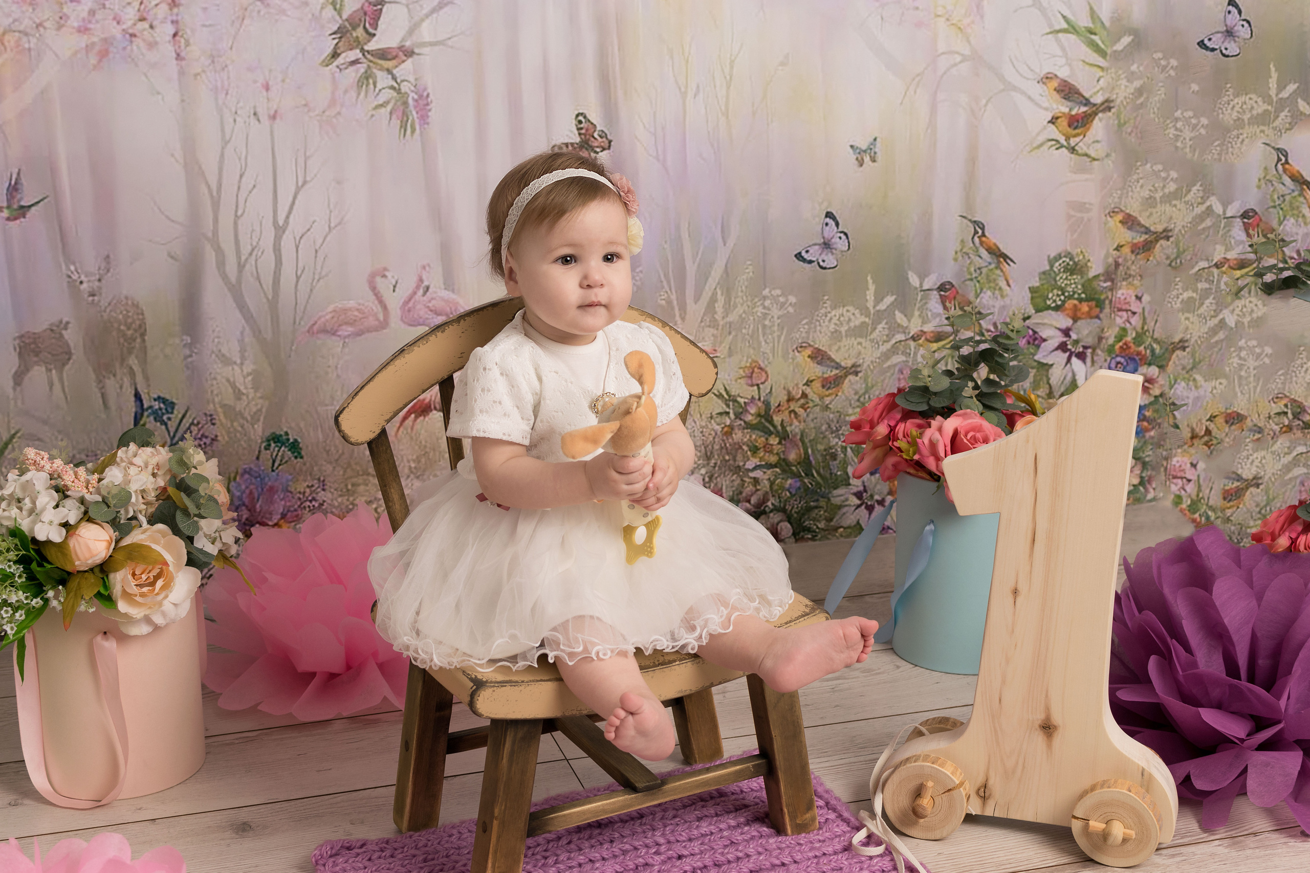 Первый День рождения. Фотограф новорожденных в Нижневартовске Лара Курдюкова