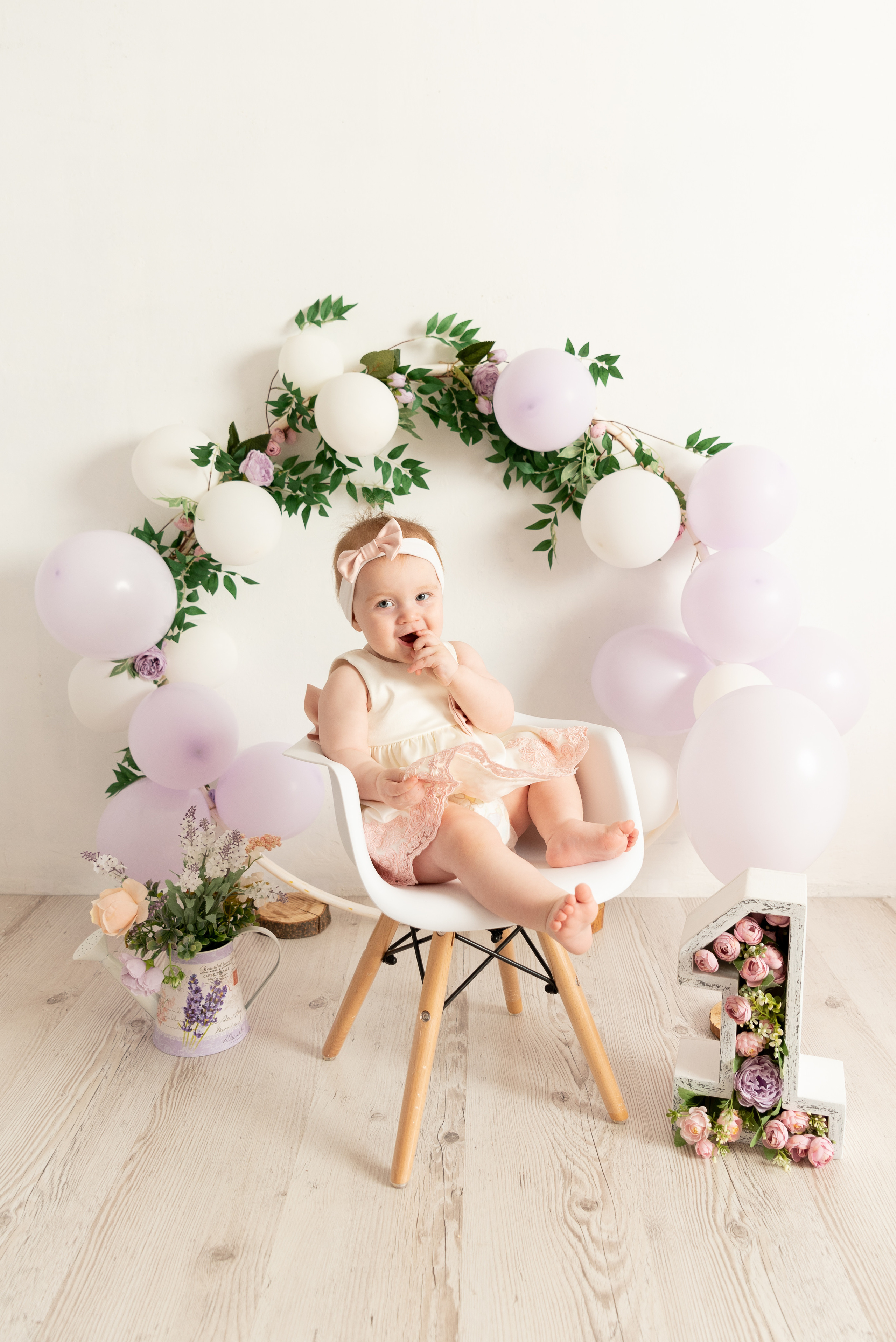 Годовасие «Всё включено» малышка Милана. Фотограф новорожденных в Нижневартовске Лара Курдюкова