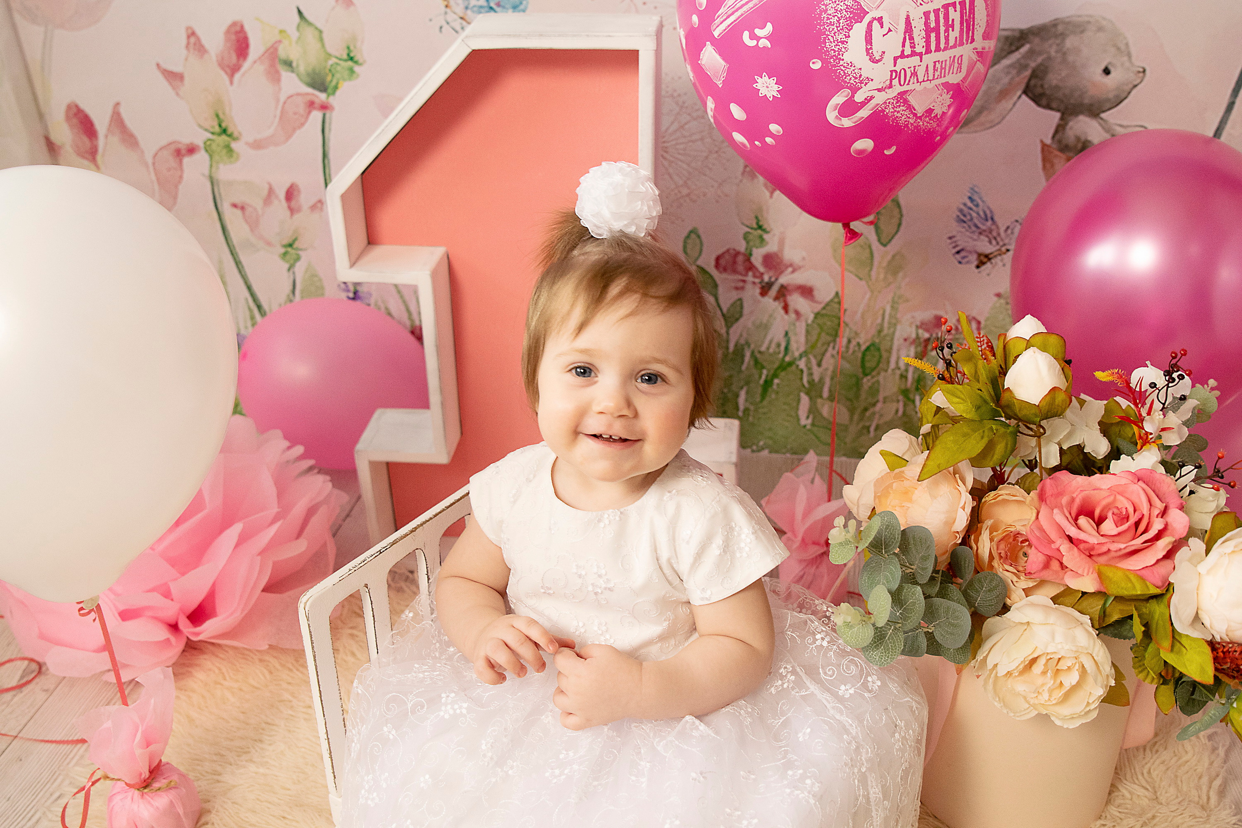 Первый День рождения. Фотограф новорожденных в Нижневартовске Лара Курдюкова