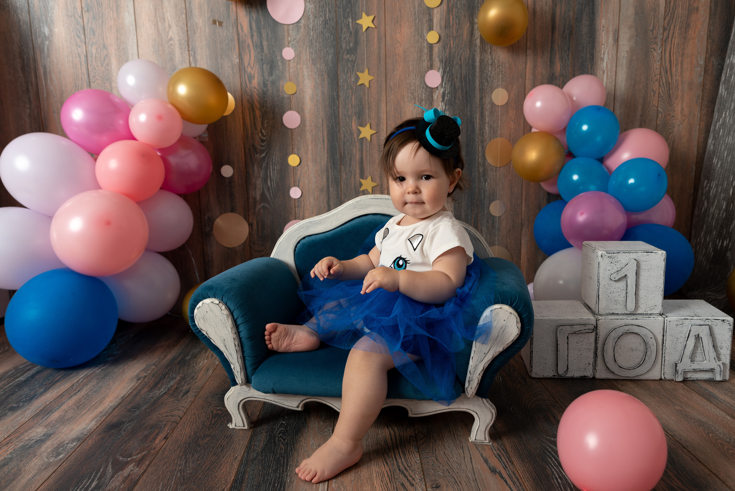 Первый День рождения. Фотограф новорожденных в Нижневартовске Лара Курдюкова