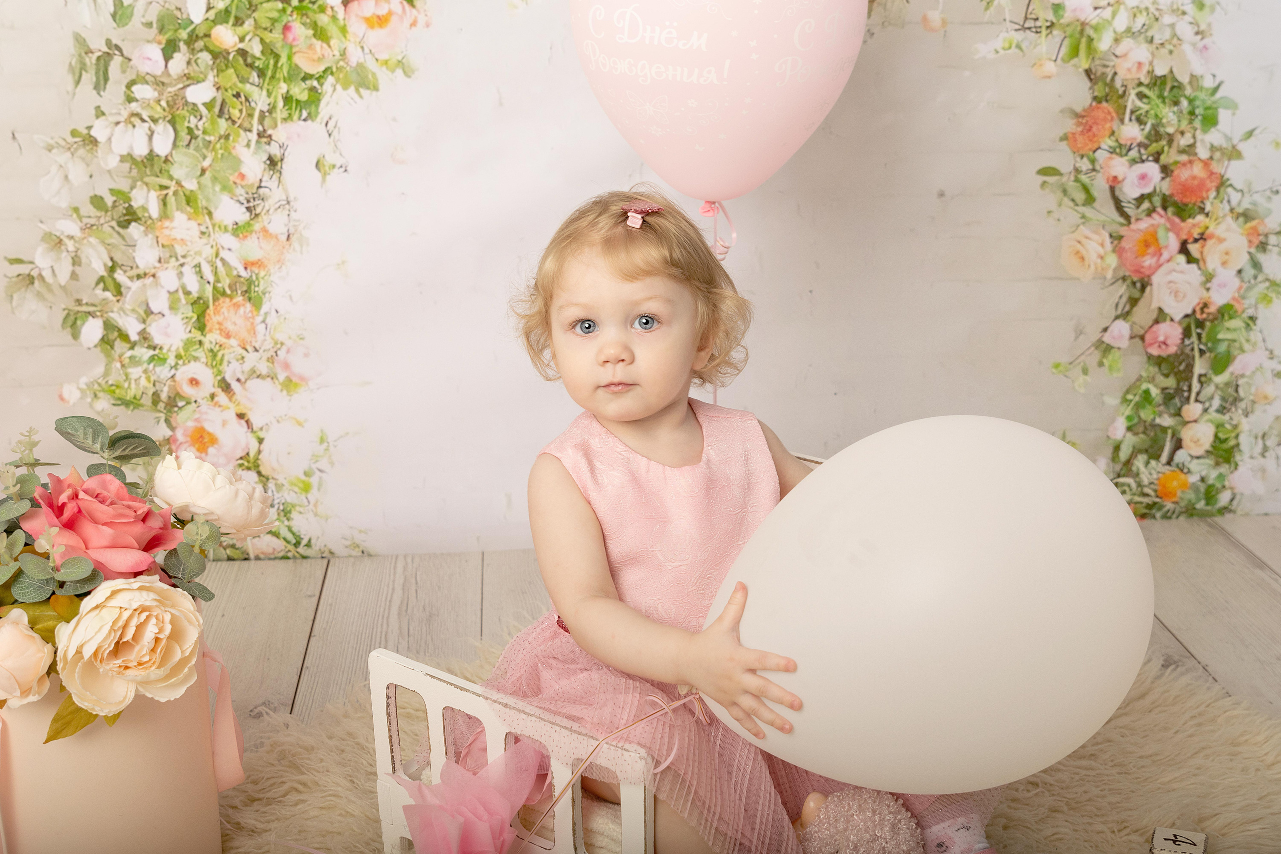 Первый День рождения. Фотограф новорожденных в Нижневартовске Лара Курдюкова