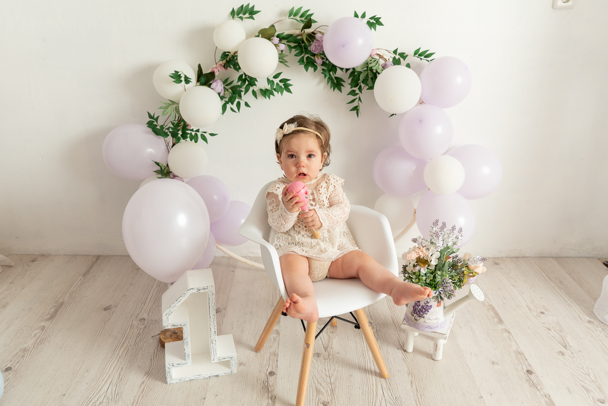 Первый Годик малышки Анны. Фотограф новорожденных в Нижневартовске Лара Курдюкова