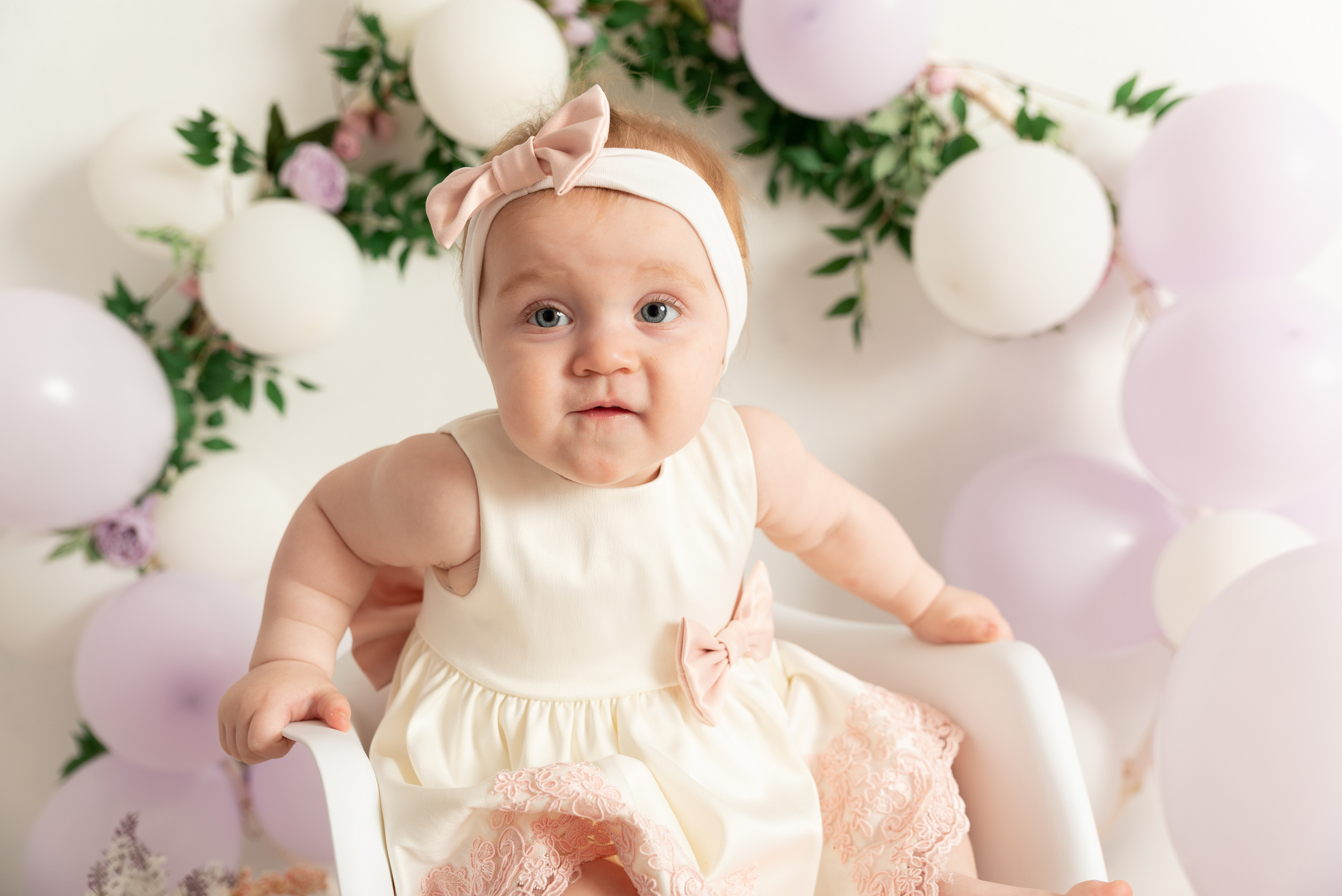 Годовасие «Всё включено» малышка Милана. Фотограф новорожденных в Нижневартовске Лара Курдюкова