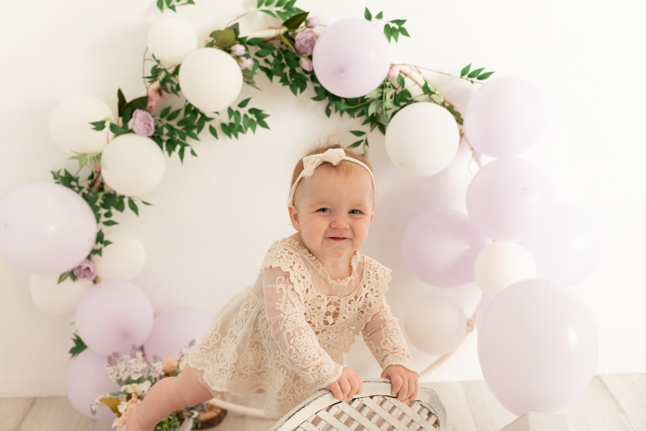 Годовасие «Всё включено» малышка Милана. Фотограф новорожденных в Нижневартовске Лара Курдюкова