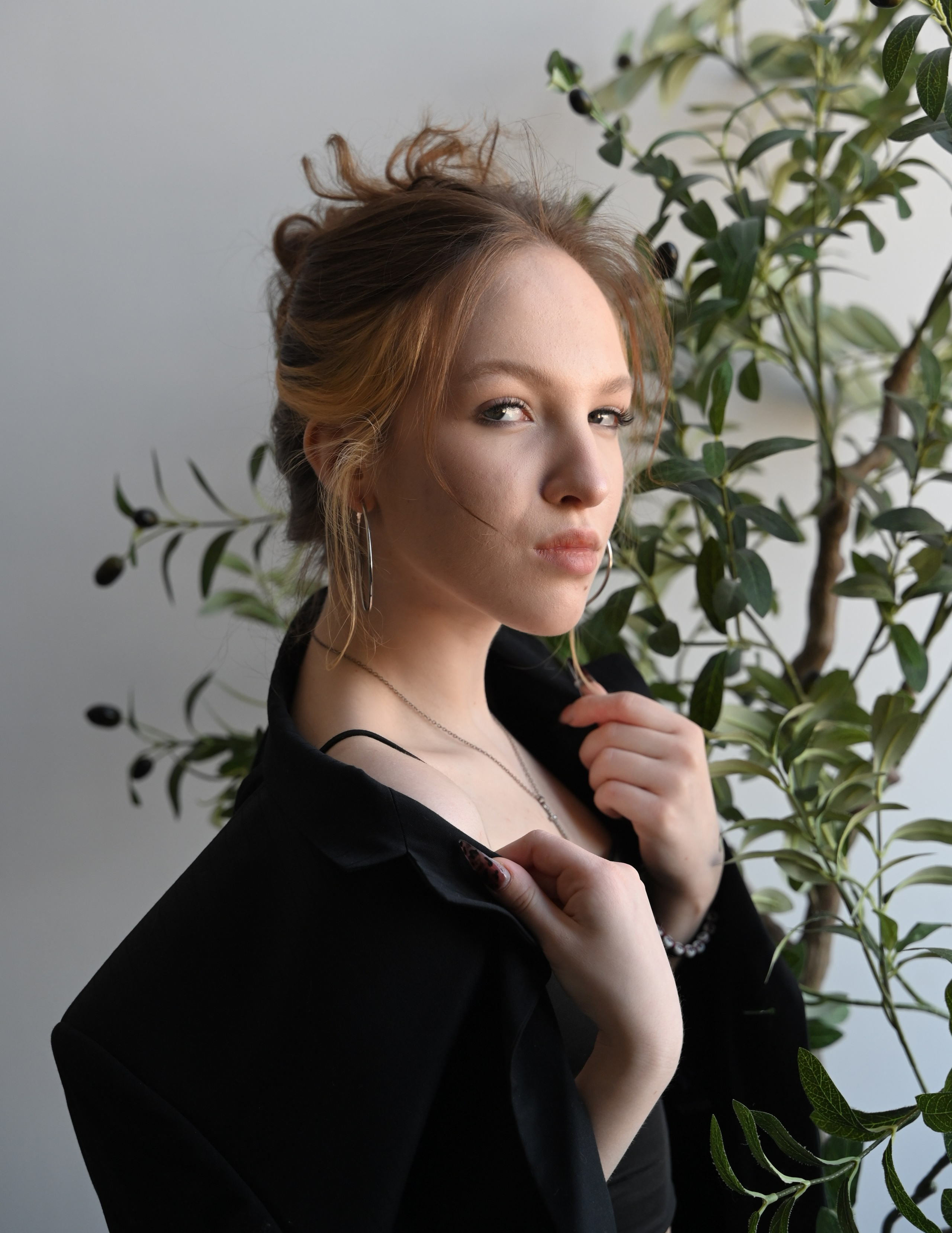 Женская фотосессия в студии в Москве. Портретный фотограф в Москве Казьмина Олеся