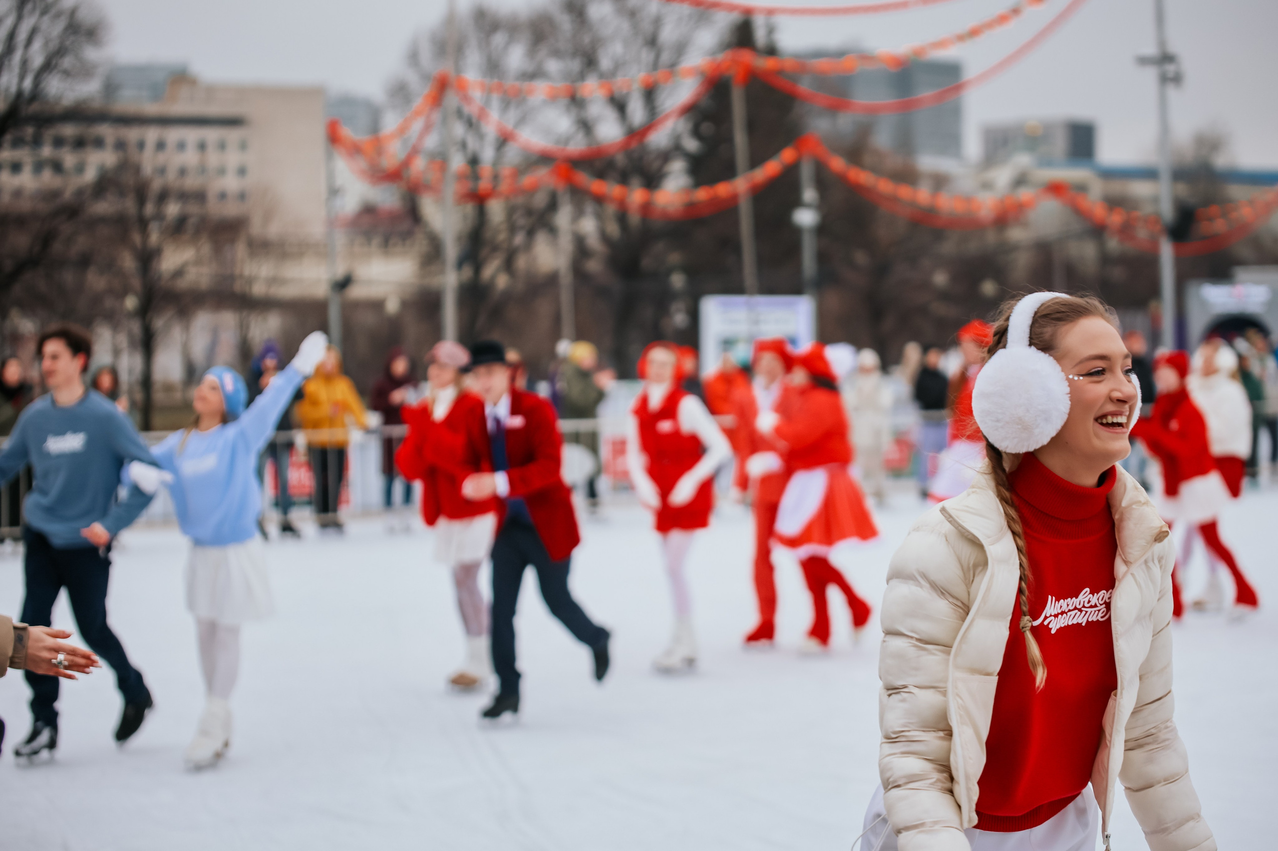 Ледовое шоу Парк Культуры проект Московское Чаепитие. Фотограф и видеограф Анна Домашенко