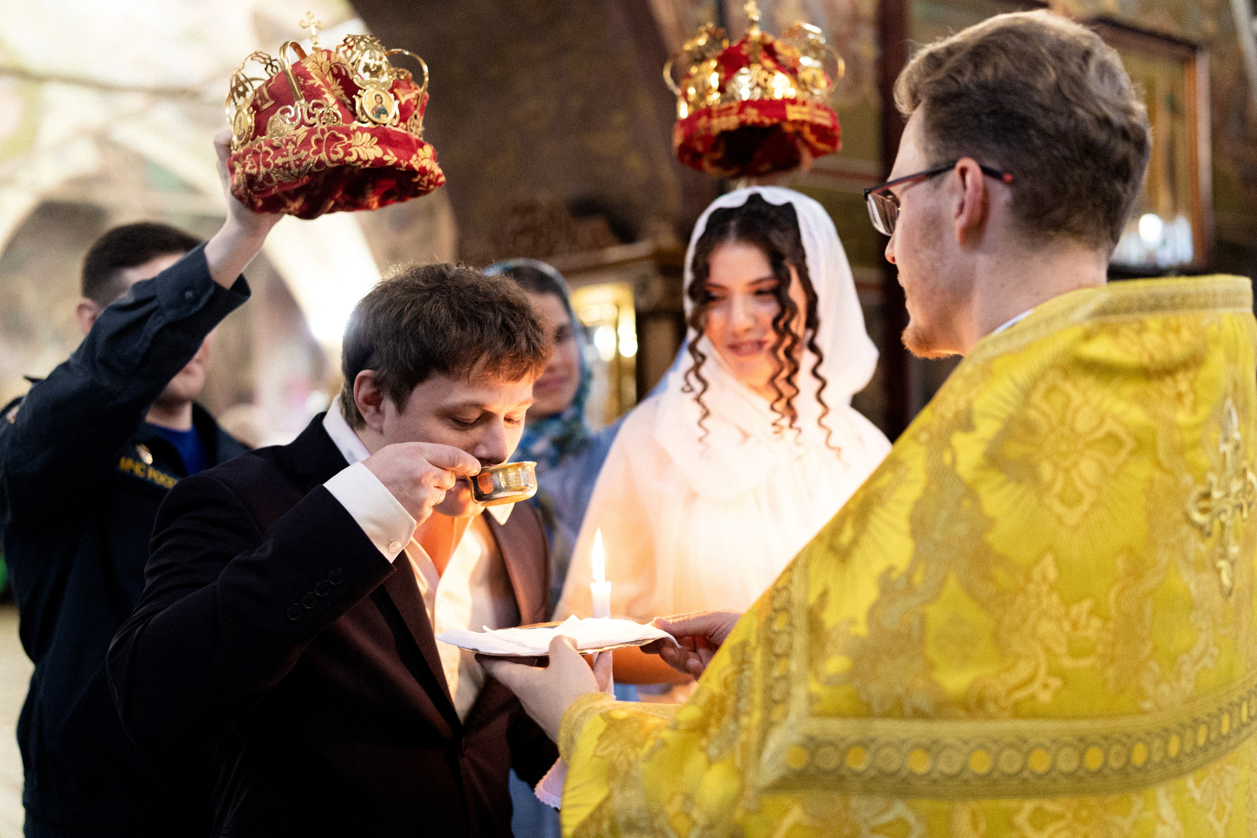 Венчание Михаила и Евы. Уникальный фотограф на крещение и венчание. Москва
