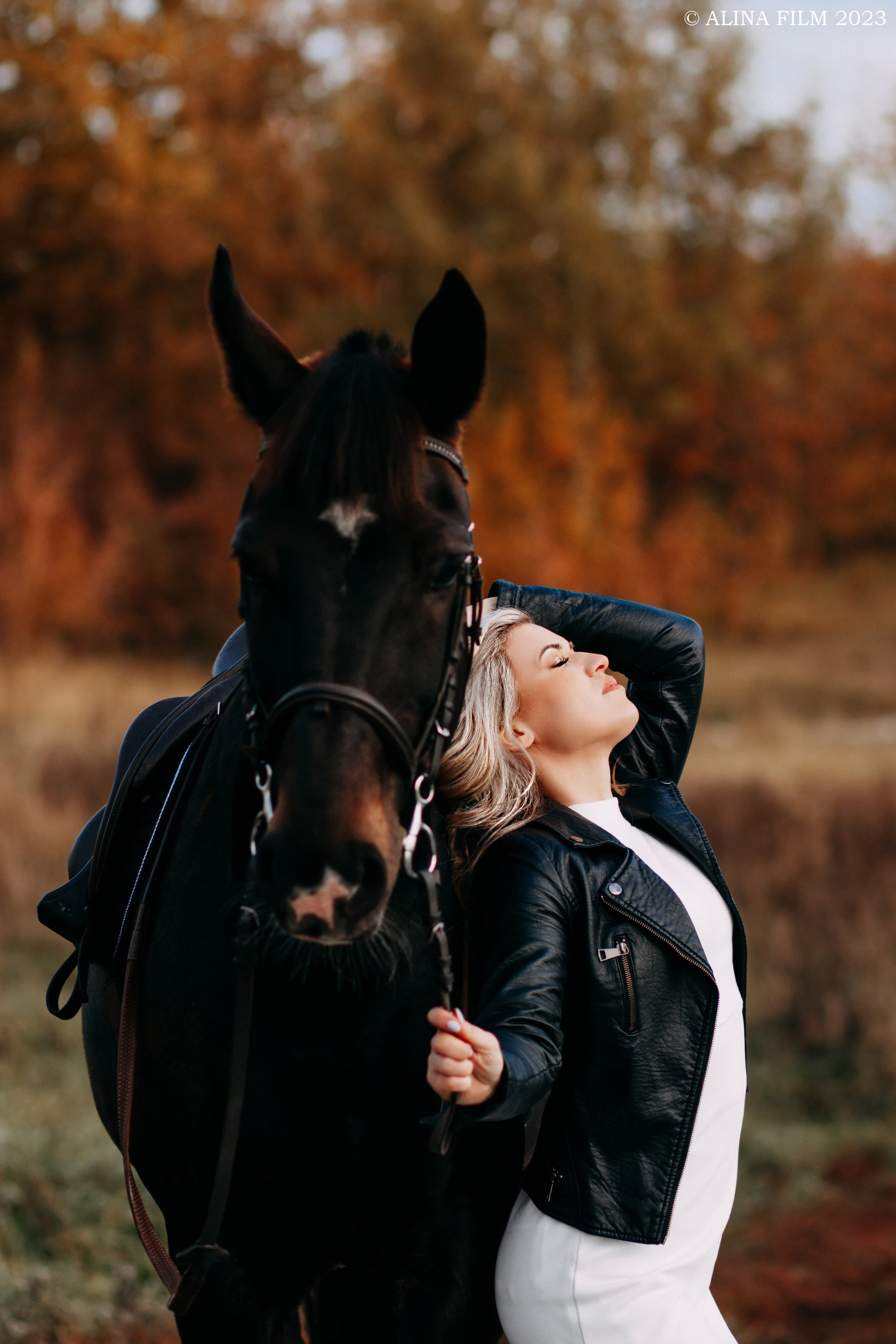 Съемка с лошадью. Фотограф в Санкт-Петербурге Alina Film