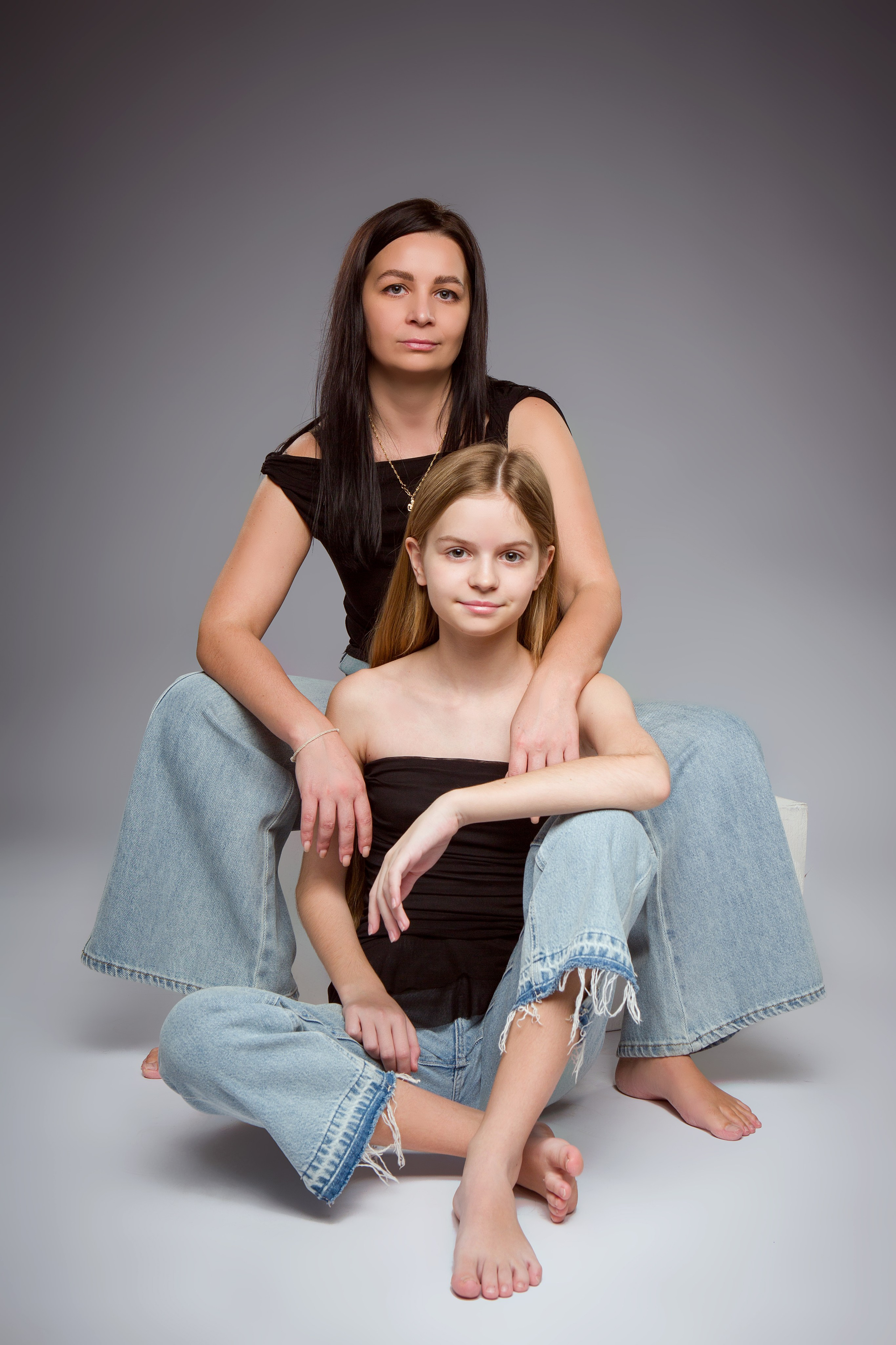 Мама и дочь. Фотограф Мария Кольцова