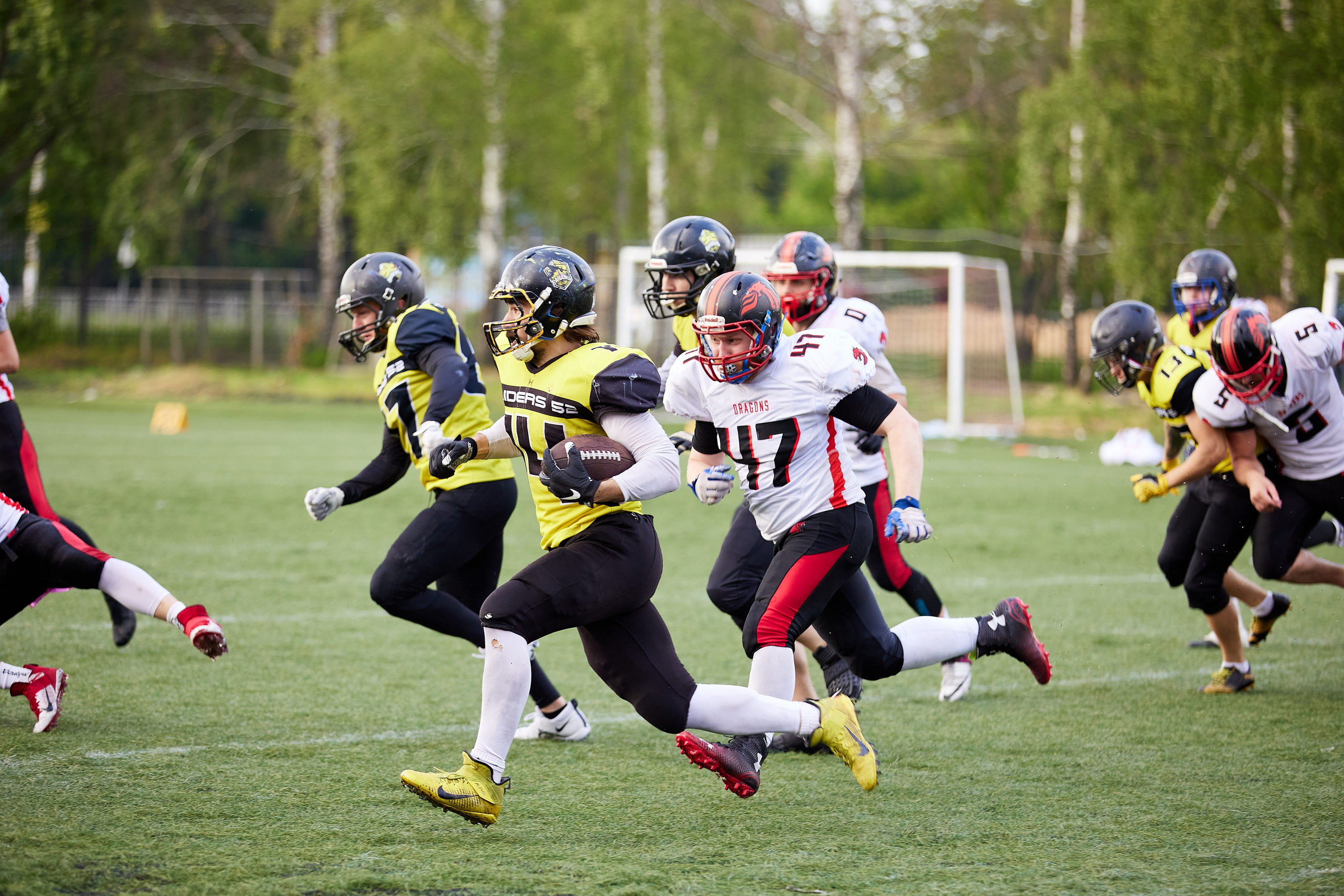 Американский футбол. Матч Чемпионата России — Рейдерс52 — Драконы. Светлана Родионова — фотограф спортивный и не только