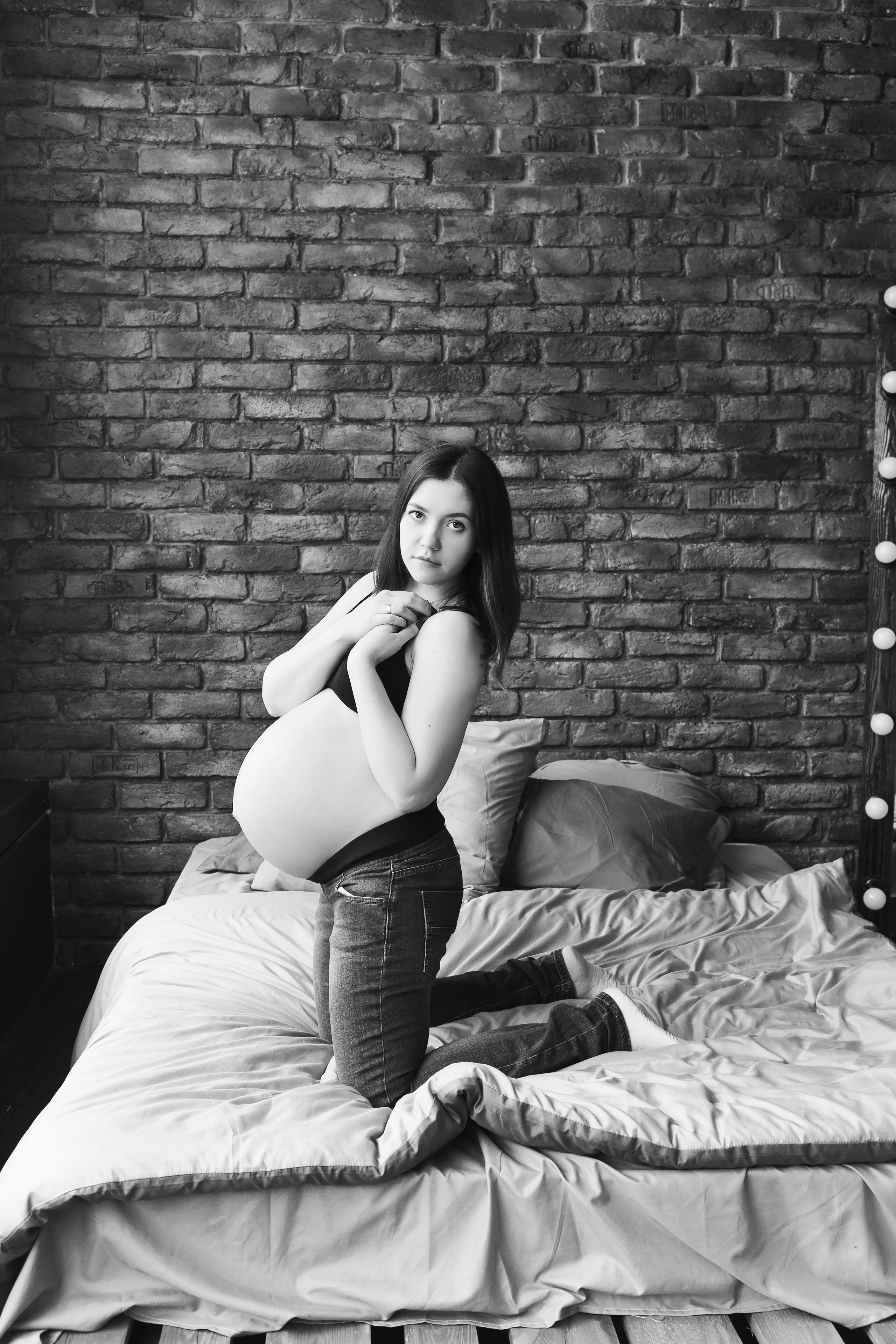 Съемка беременности в студии. Фотограф новорожденных и детский в Сергиевом Посаде Кругликова Юлия