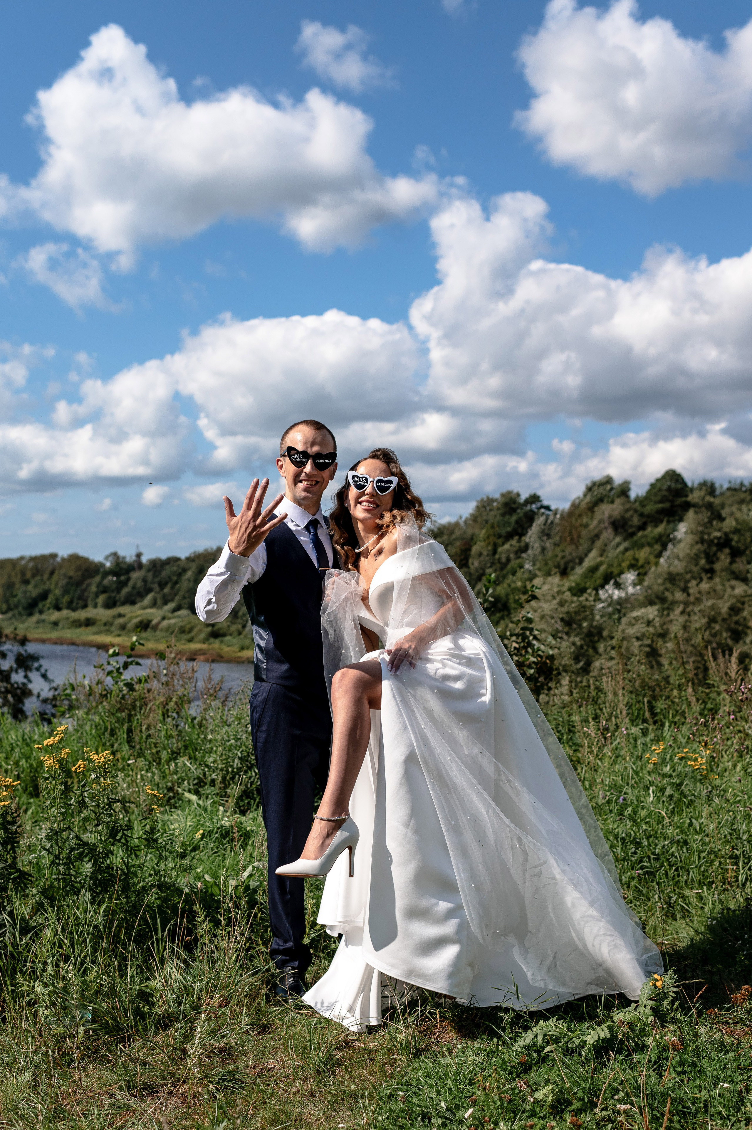 Людмила и Михаил (свадебная прогулка и регистрация в г. Кингисеппе). Портретный, семейный и свадебный фотограф в Санкт-Петербурге и в Пушкине Ширяев Денис