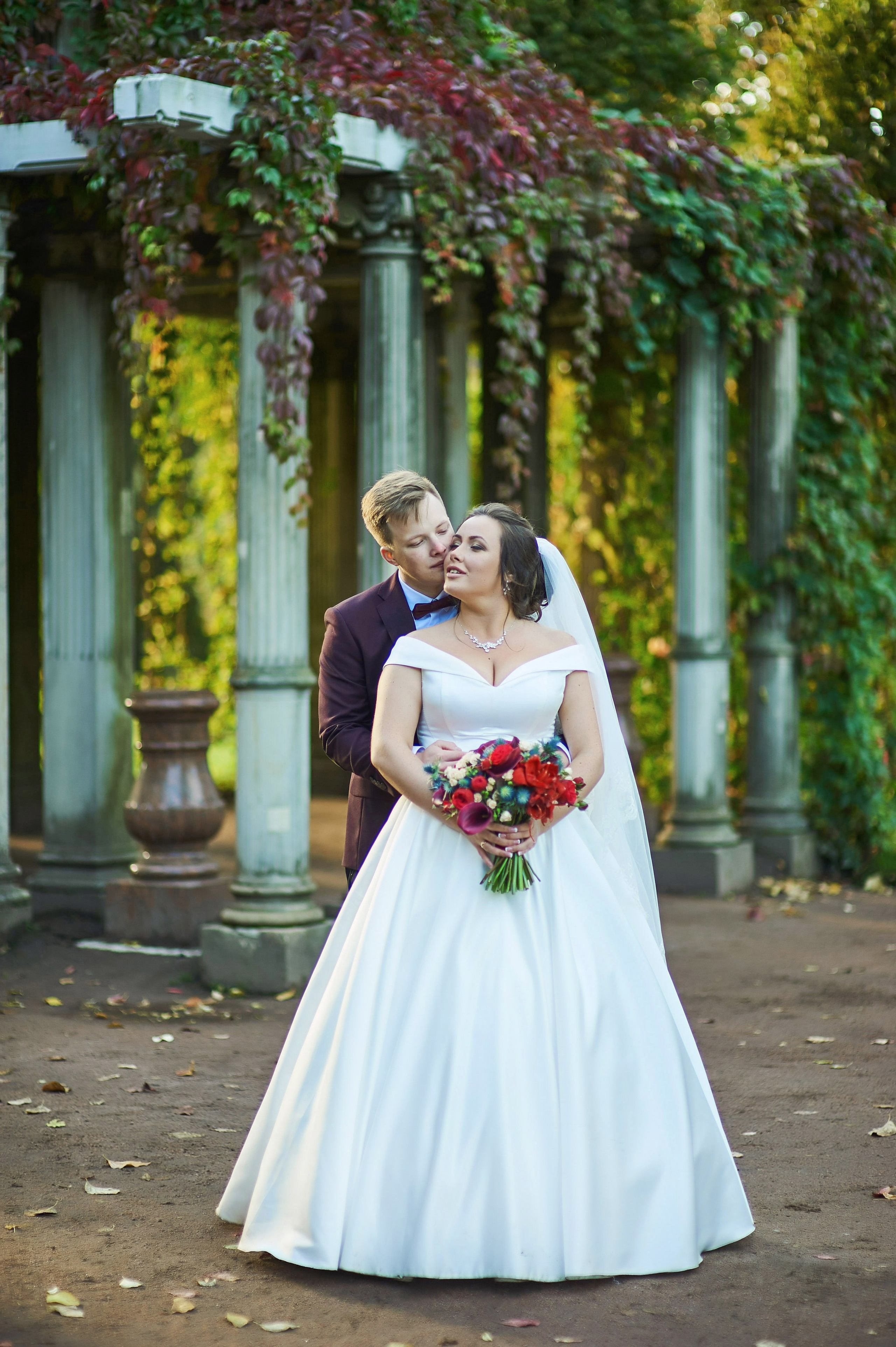 Ангелина и Сергей (фотосессия в осеннем Пушкине). Портретный, семейный и свадебный фотограф в Санкт-Петербурге и в Пушкине Ширяев Денис
