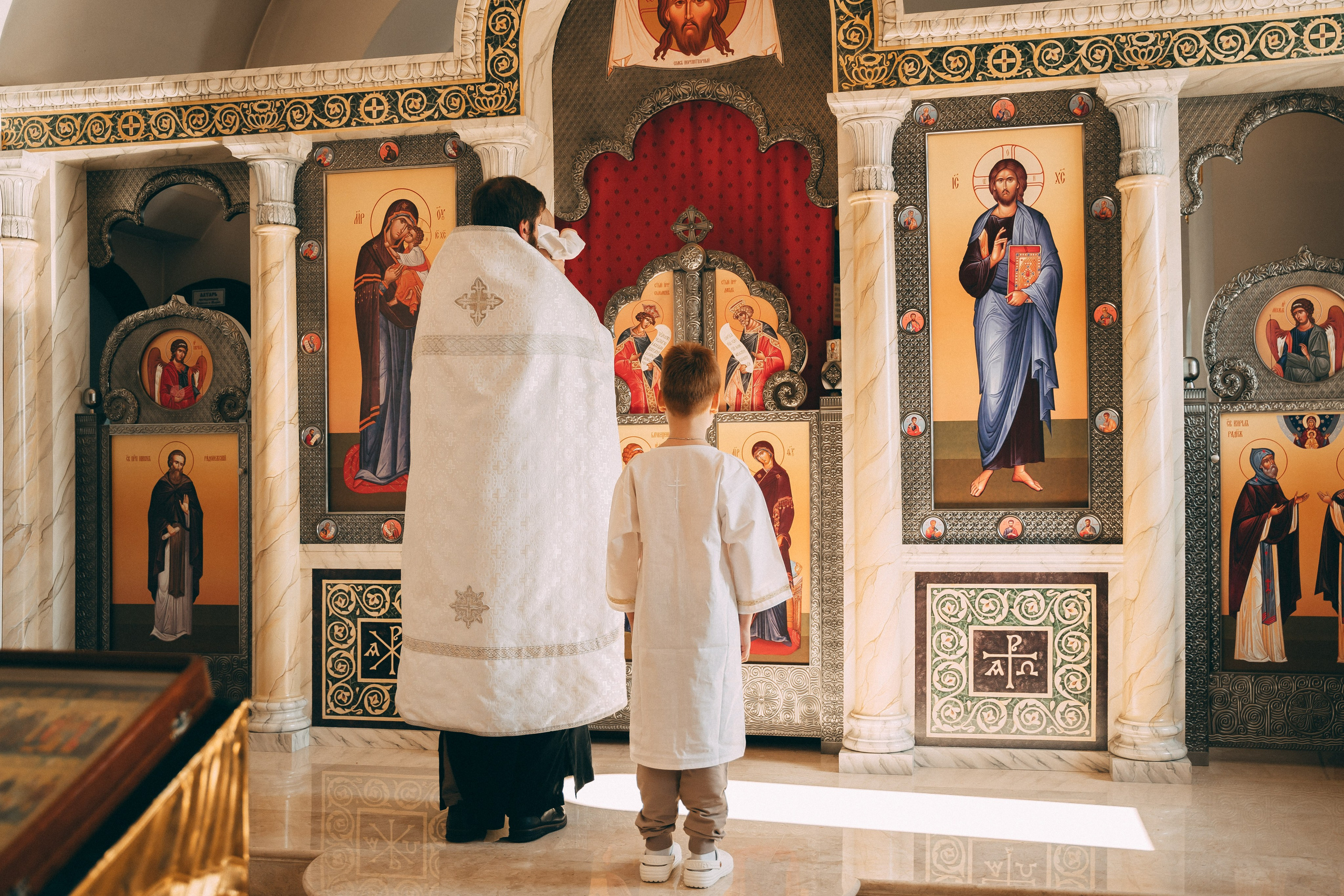 Крещение Арсения и Максима. Главная