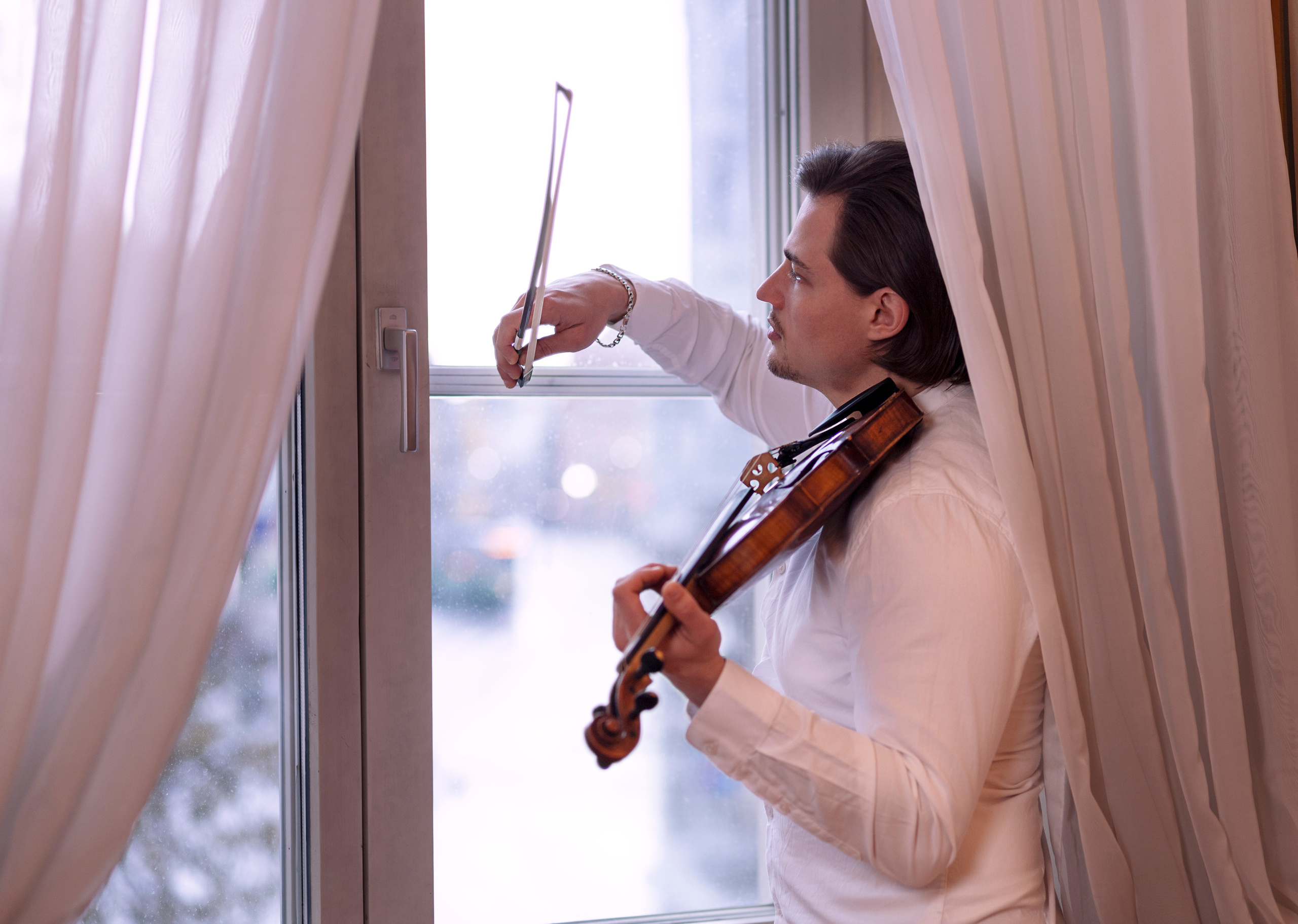 Скрипач. Портретная и индивидуальная фотосъёмка в Граце и Тюмени