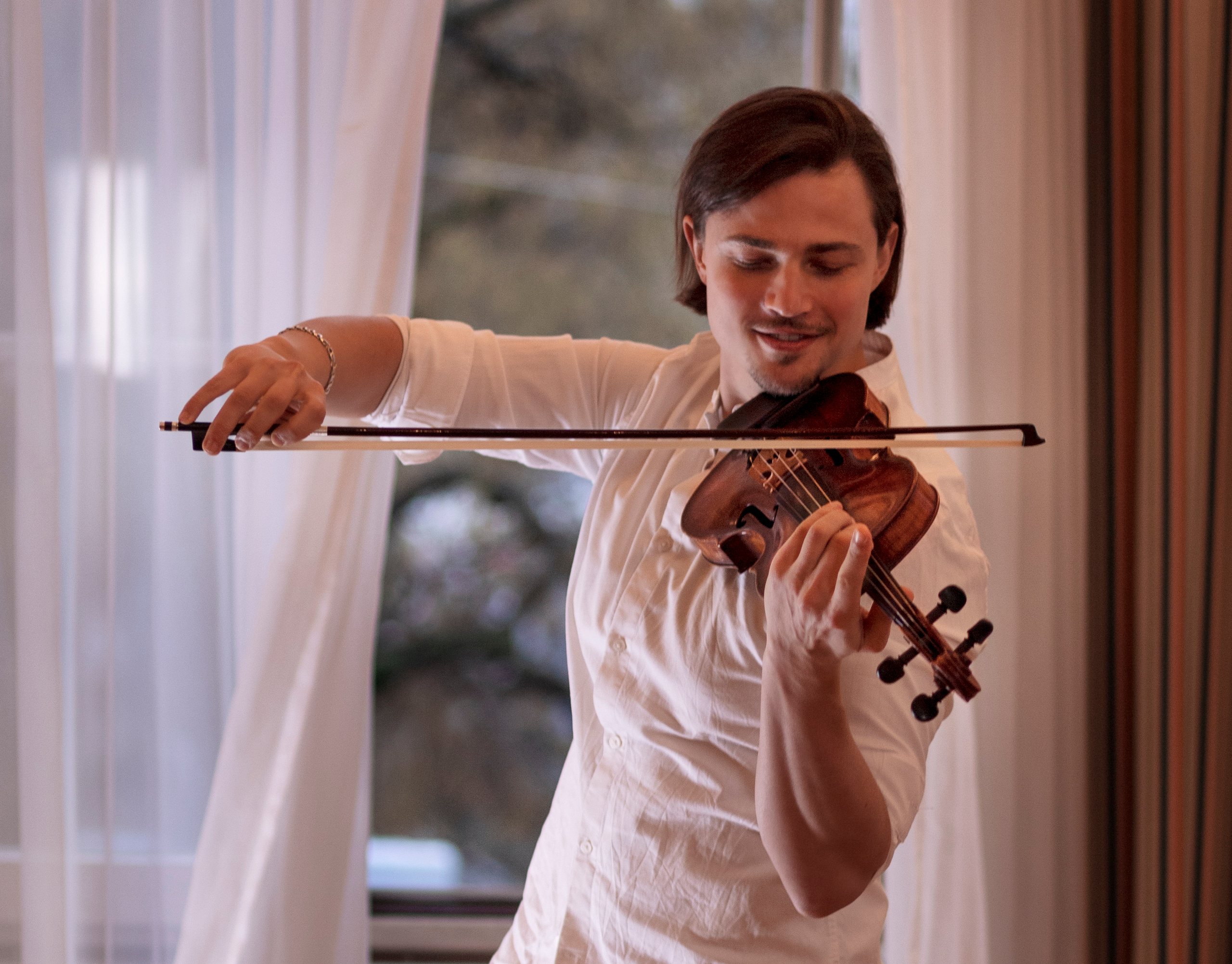 Скрипач. Портретная и индивидуальная фотосъёмка в Граце и Тюмени