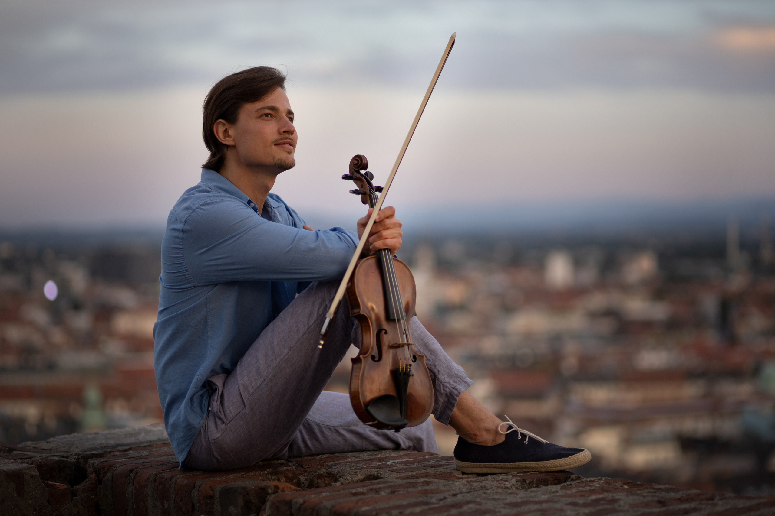 Скрипач. Портретная и индивидуальная фотосъёмка в Граце и Тюмени