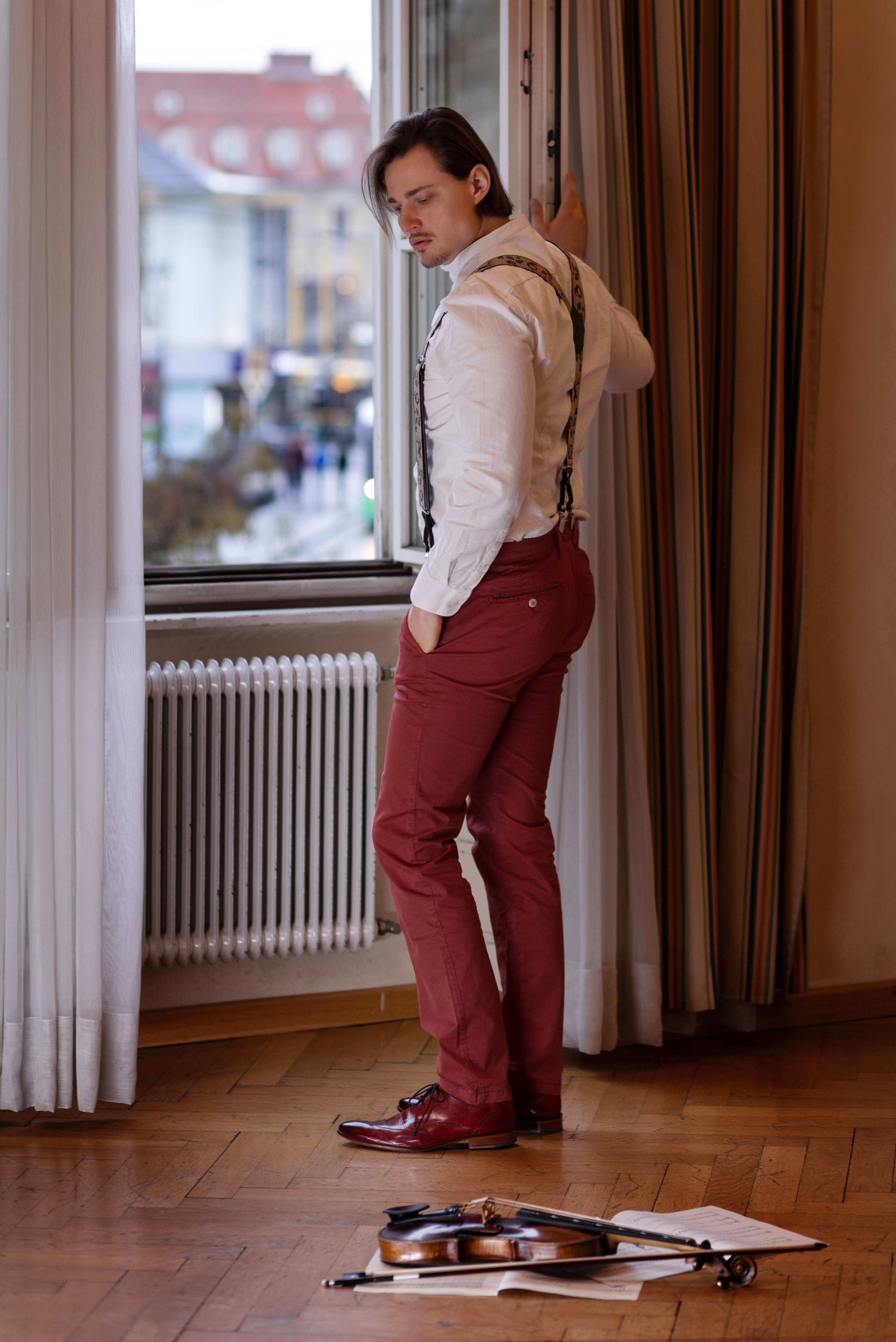 Скрипач. Портретная и индивидуальная фотосъёмка в Граце и Тюмени