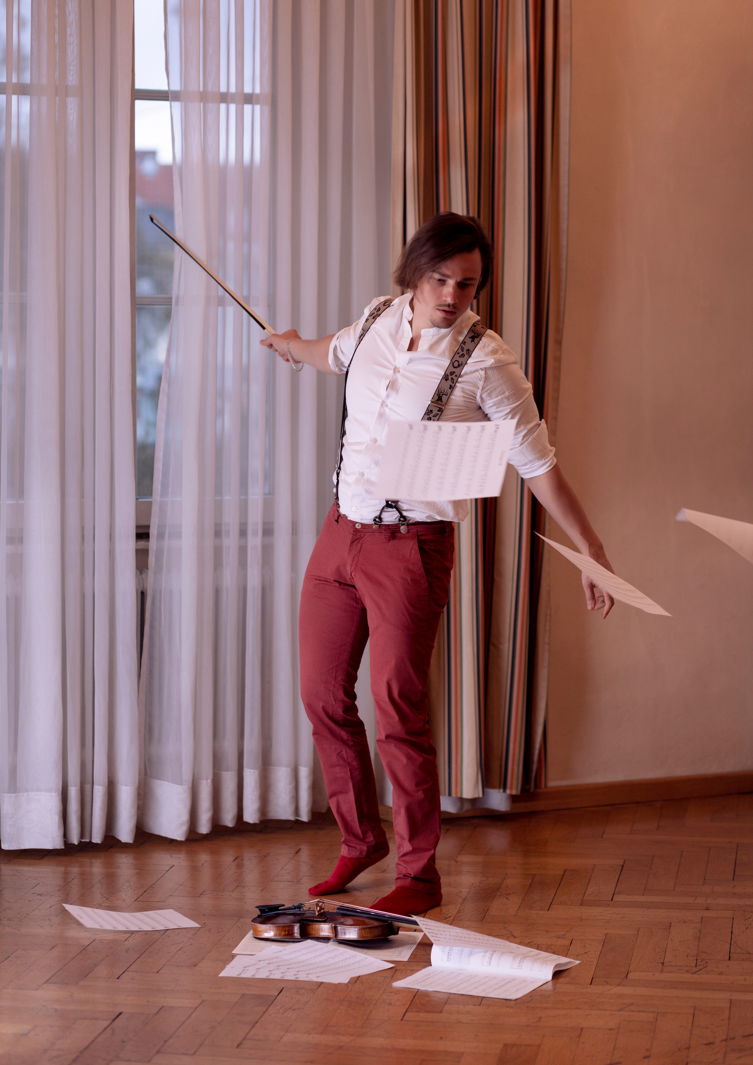 Скрипач. Портретная и индивидуальная фотосъёмка в Граце и Тюмени