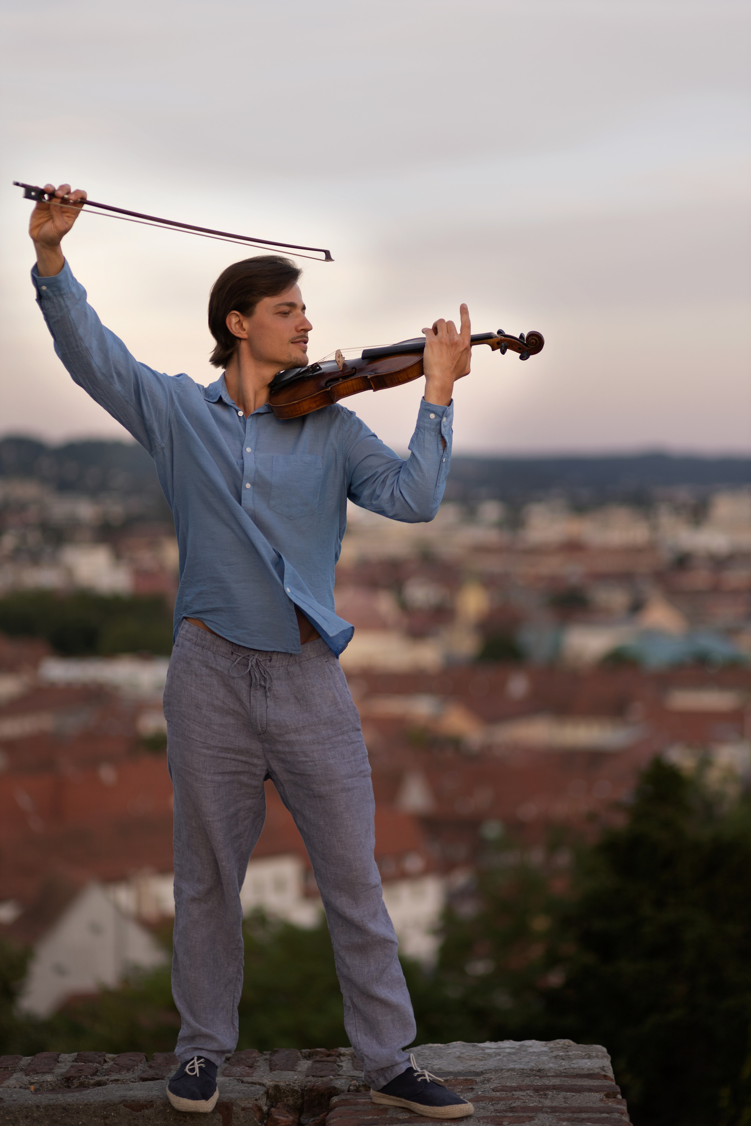 Скрипач. Портретная и индивидуальная фотосъёмка в Граце и Тюмени