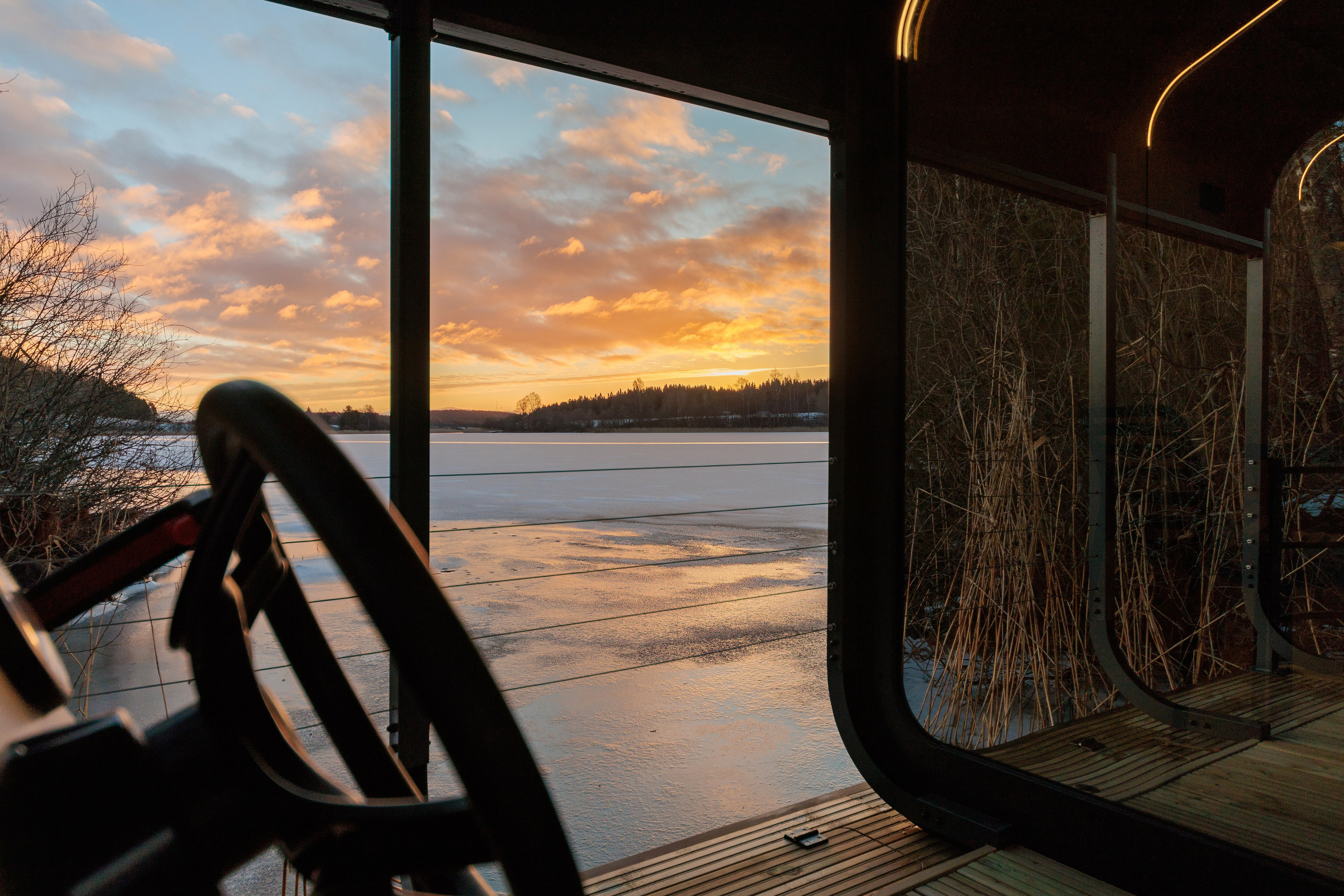 Баня на воде, Карелия