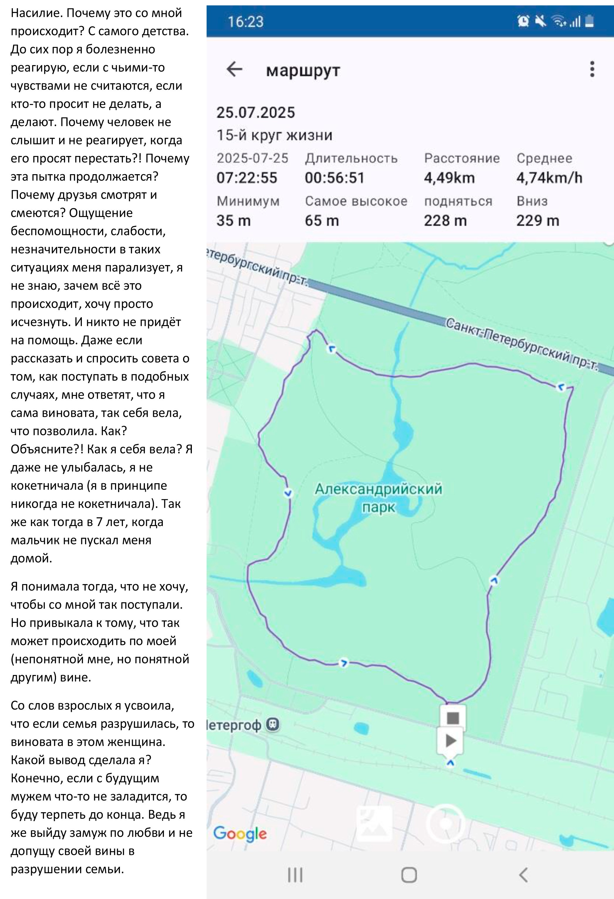 Мария Пичугина — Круги жизни