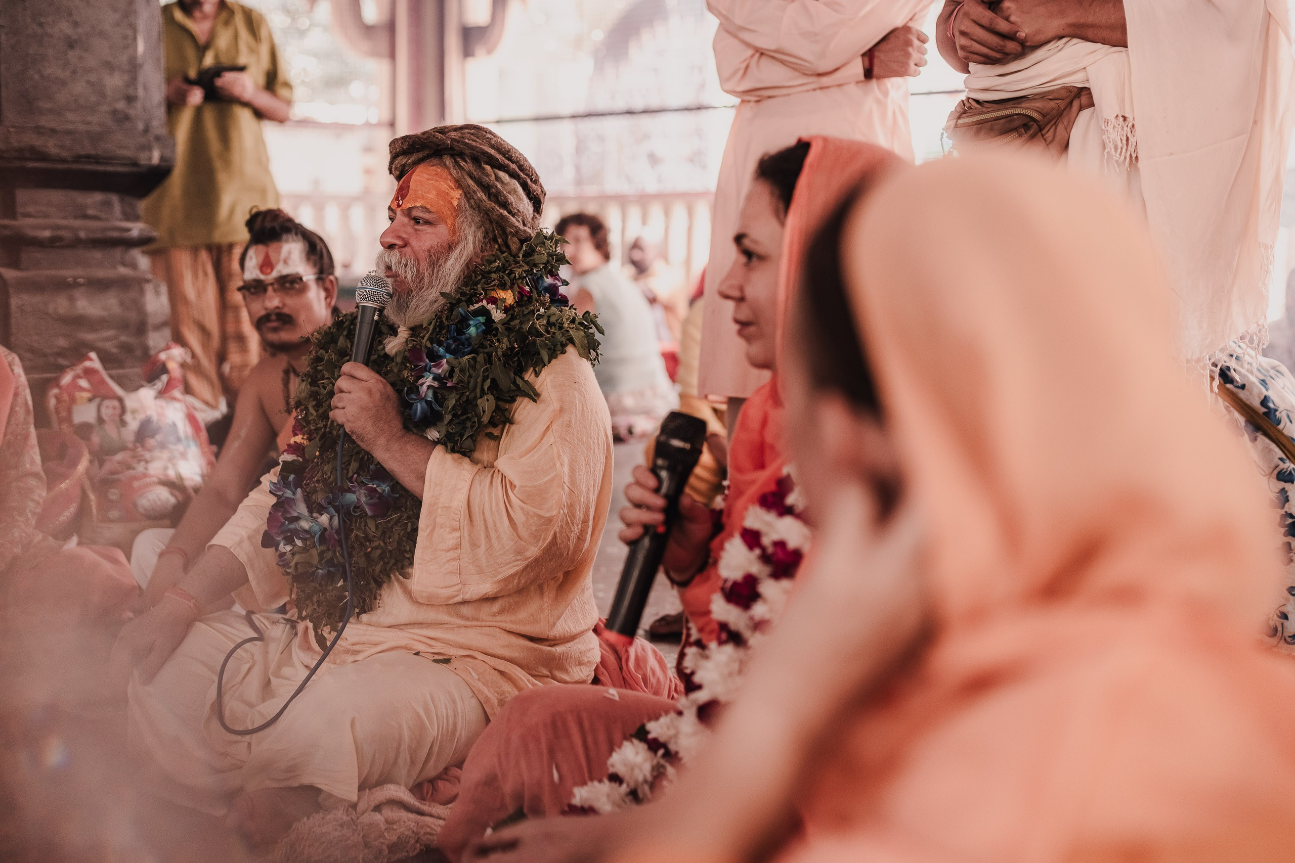 Navaratri yajna at Devraha Baba Ji ashram. Мариам Багдасарян